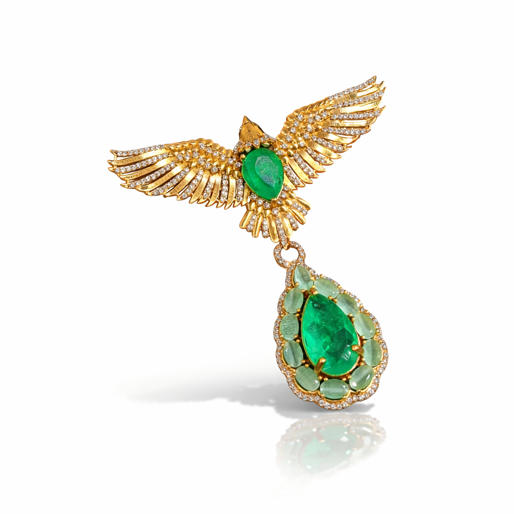 Falcon Brooch 08698 - 10