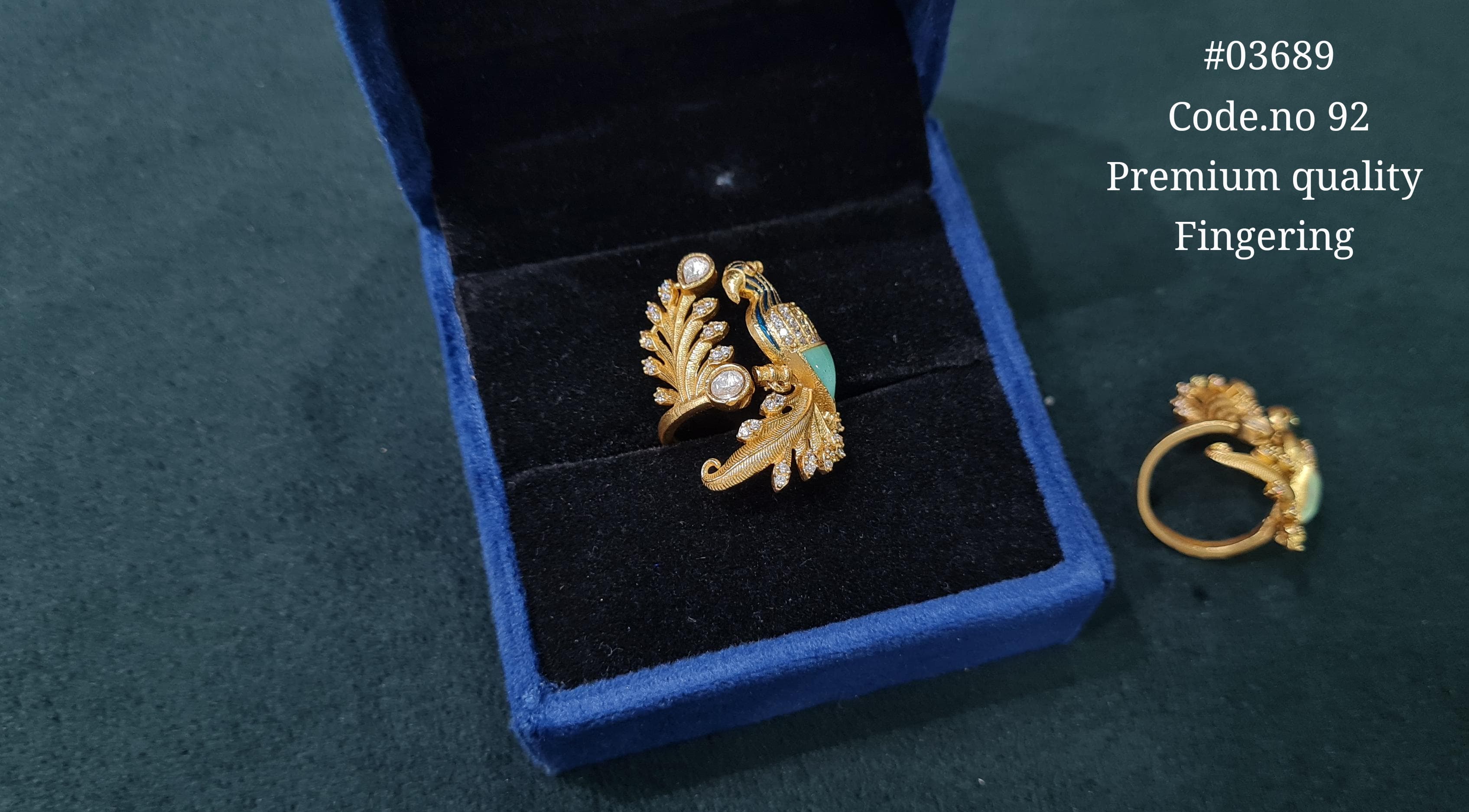 Kundan Fingerring 03689 - 7