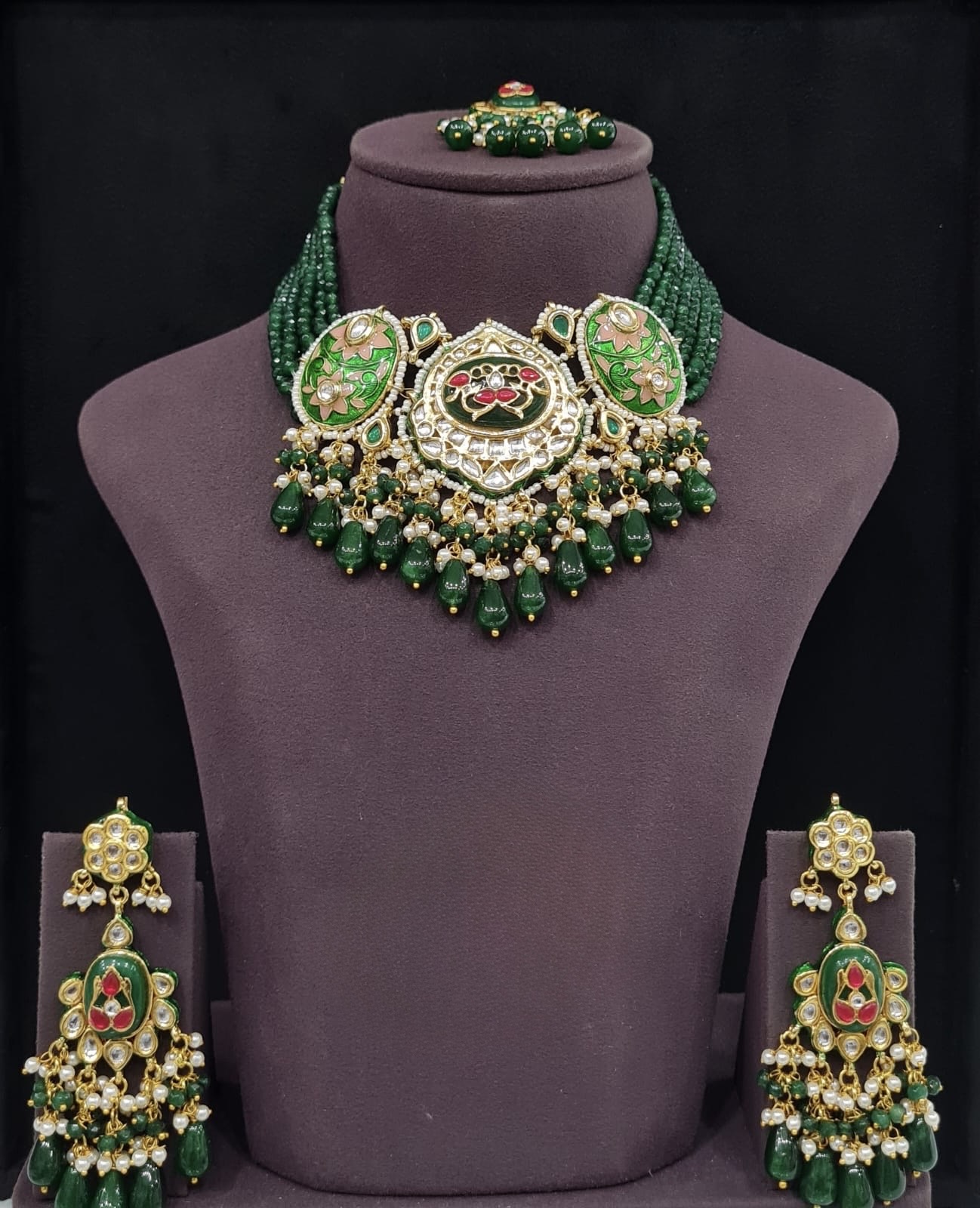 Meenakari Necklace 10706 - 4