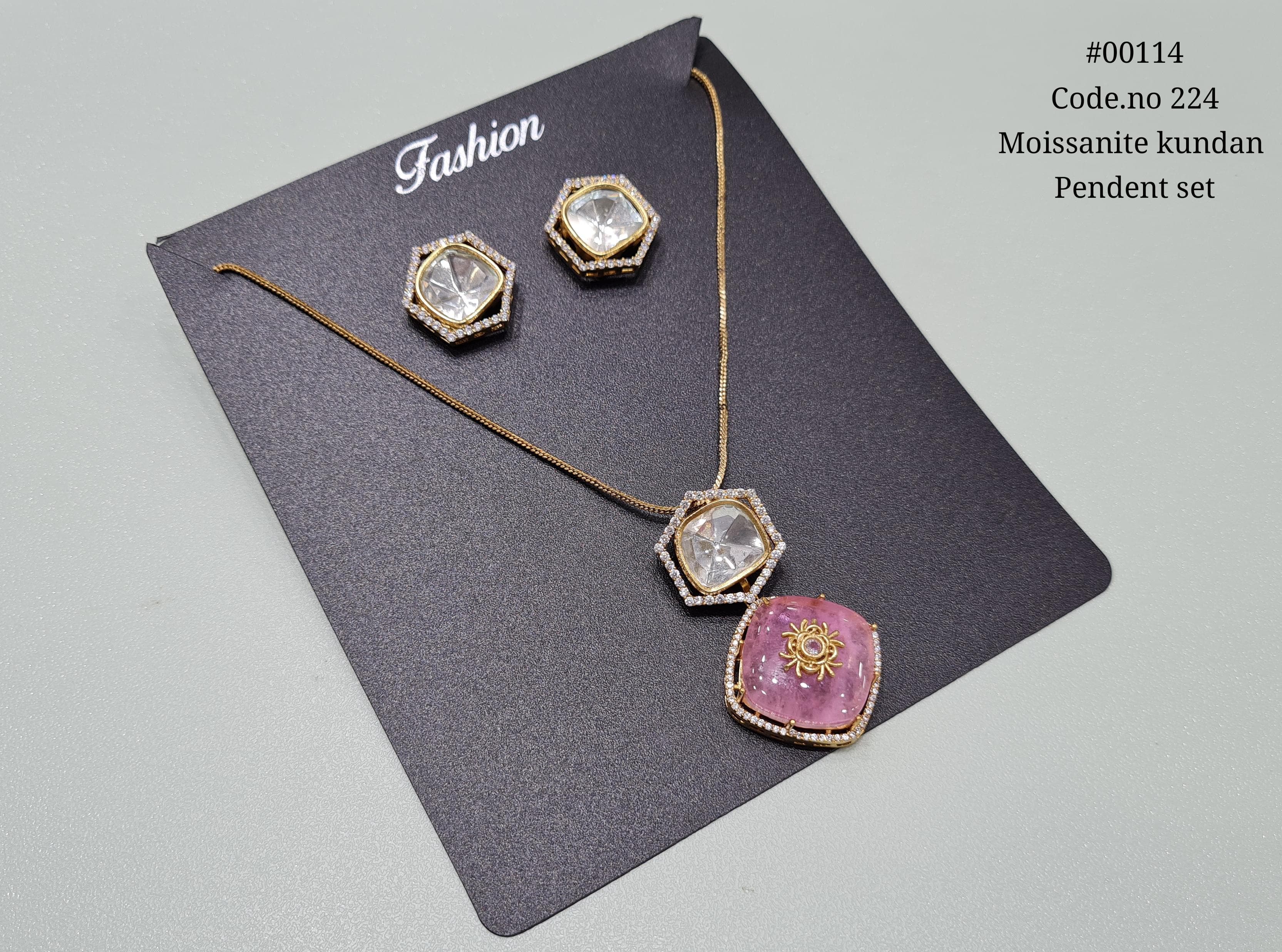 Kundan Pendant set 00114 - 7