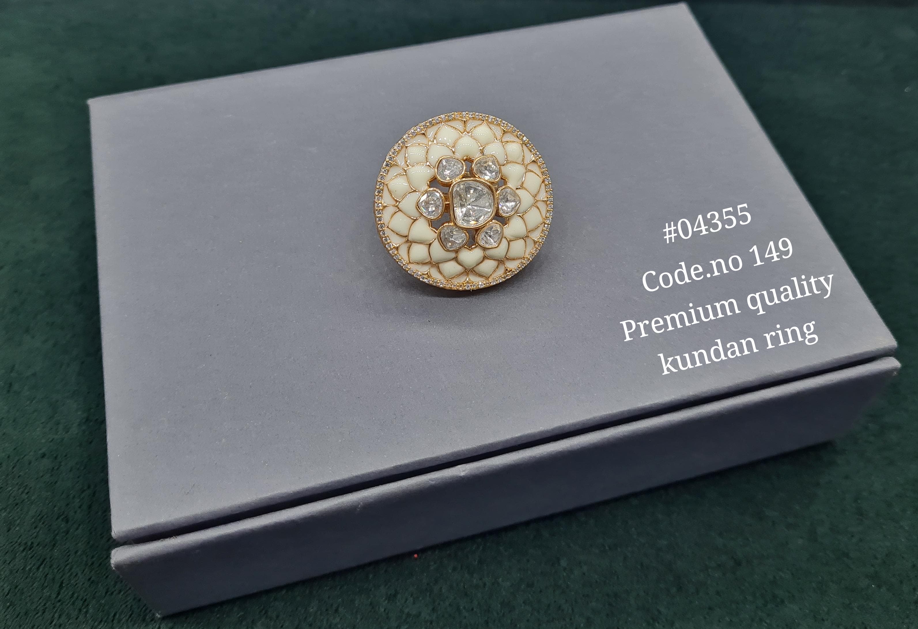 Kundan Fingerring 04355 - 3