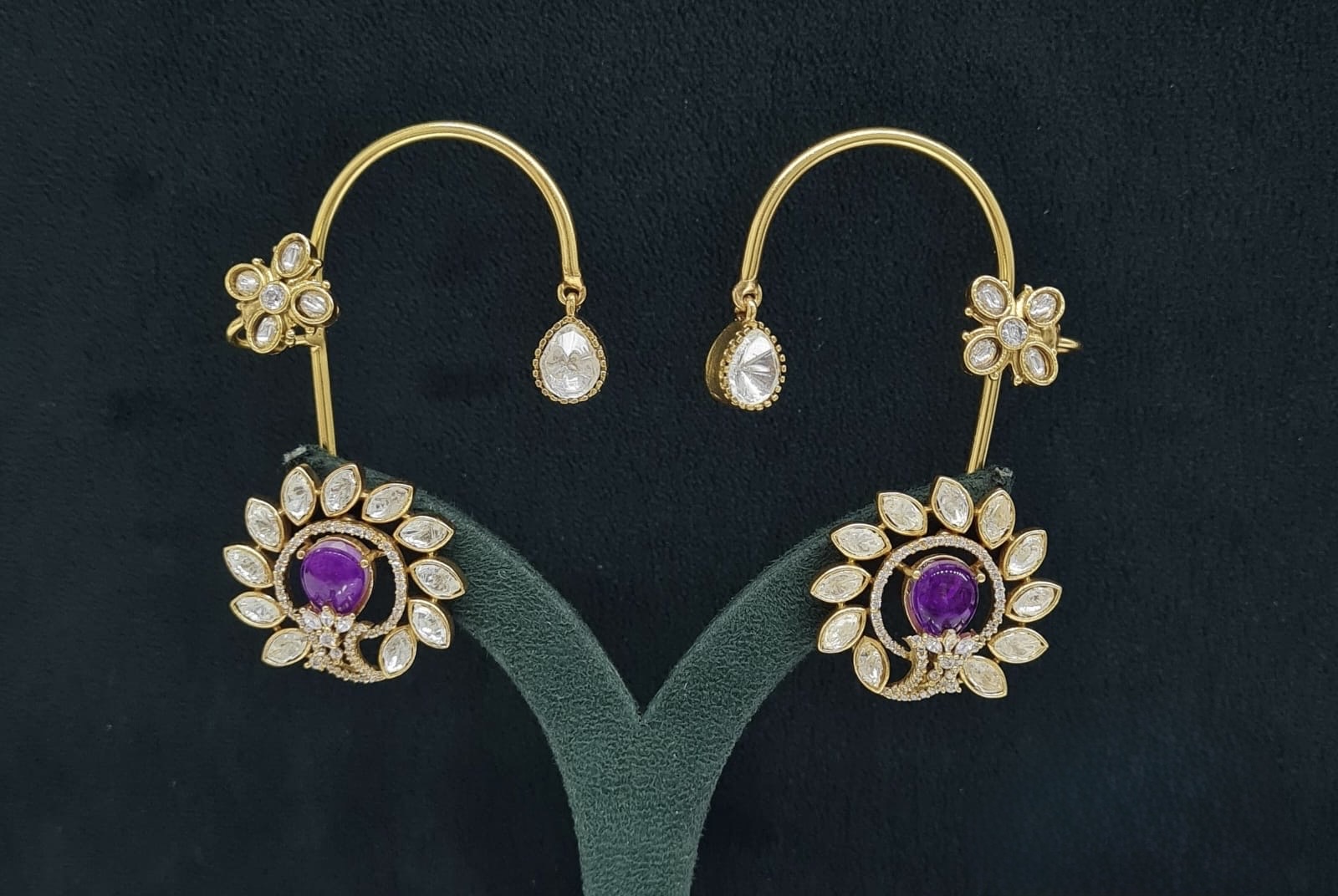 Kundan Earcuff 07567 - 7