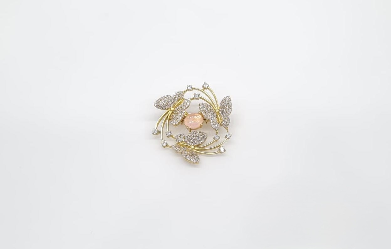 Cz Brooch 10571 - 15