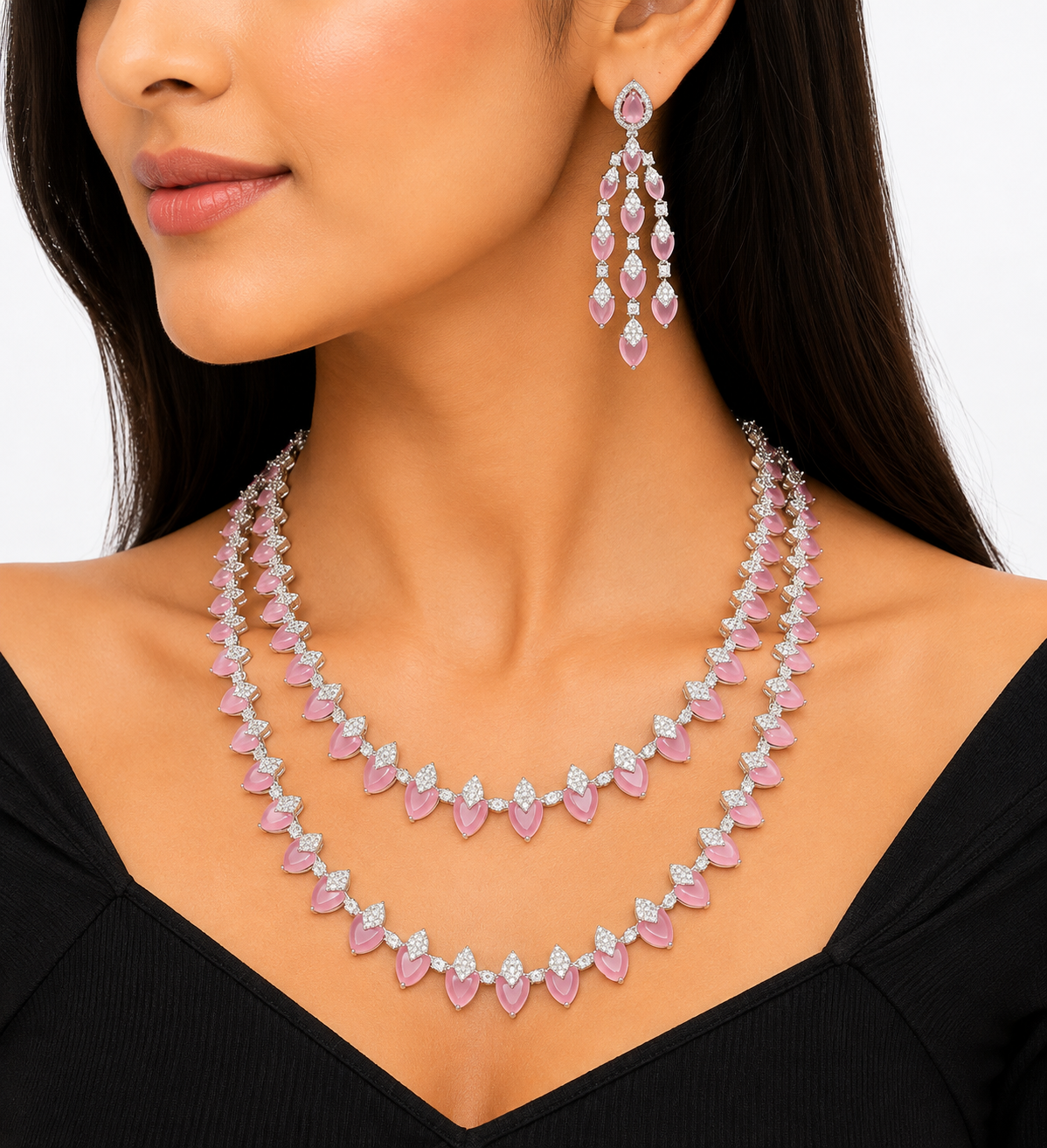 Cz Necklace 06303 - 9