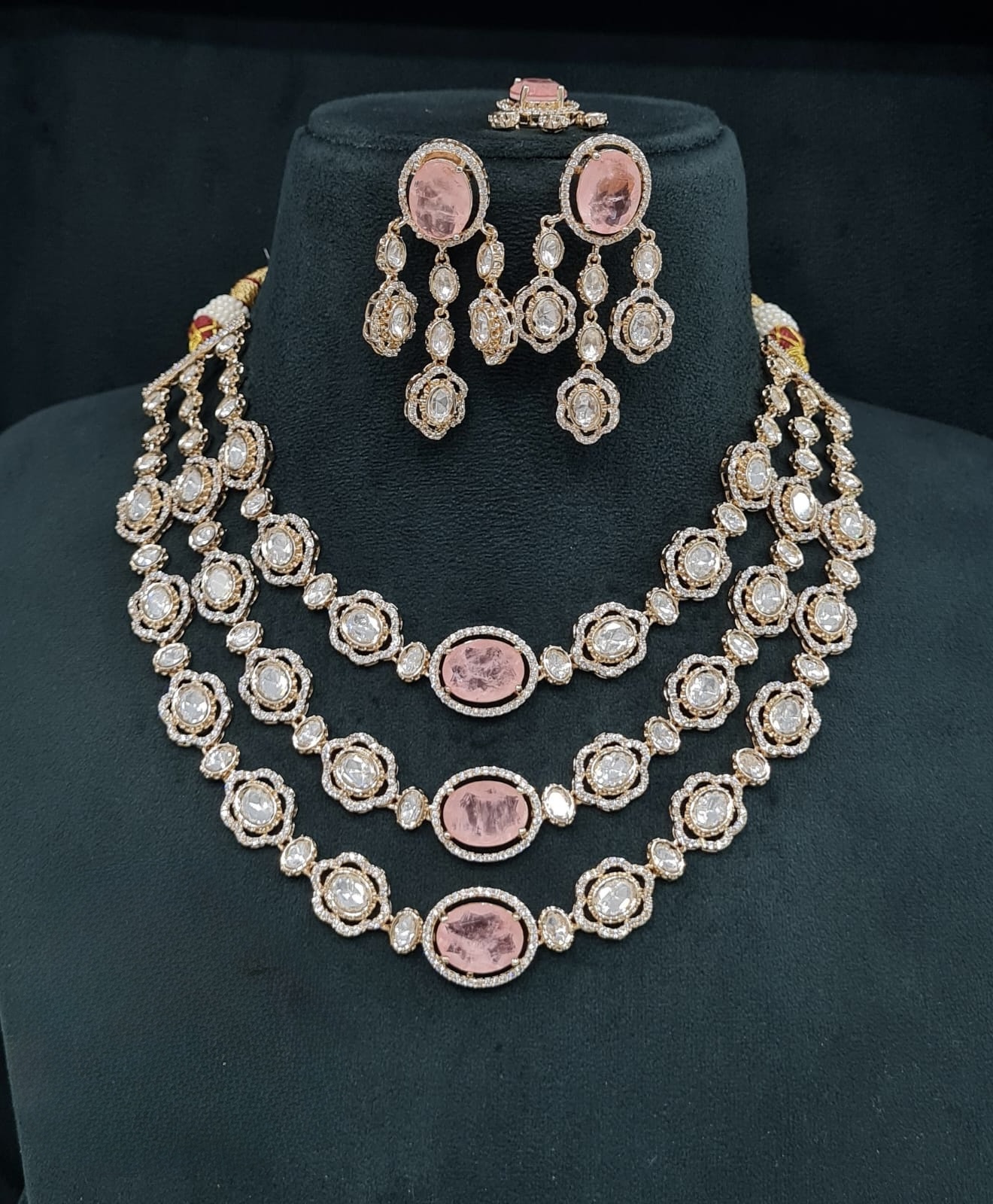 Kundan Necklace 01962 - 5