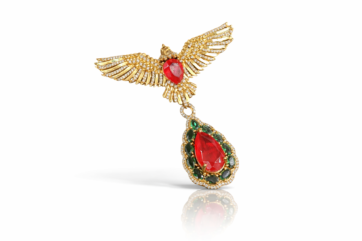 Falcon Brooch 08698 - 12