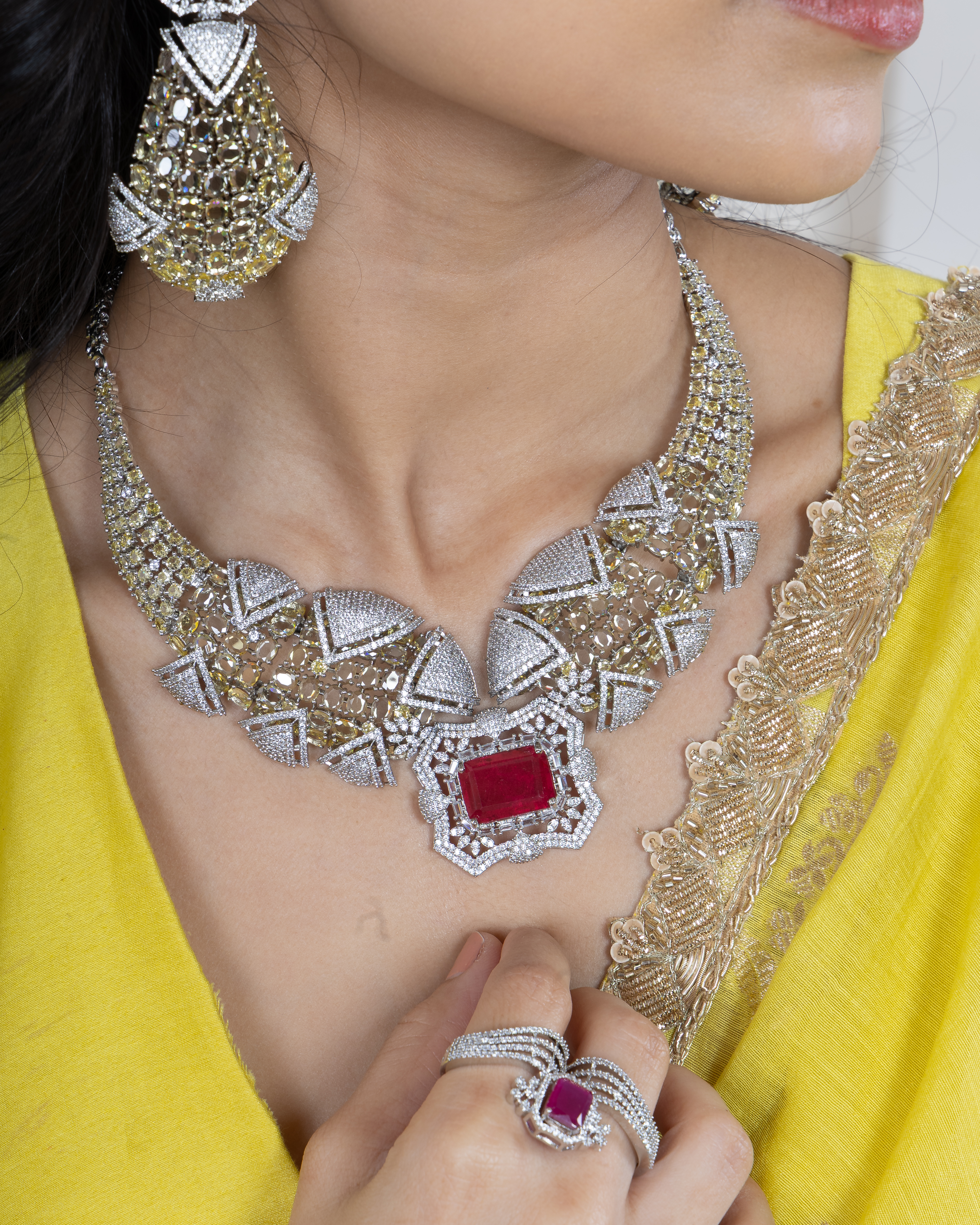 Cz Necklace 08355