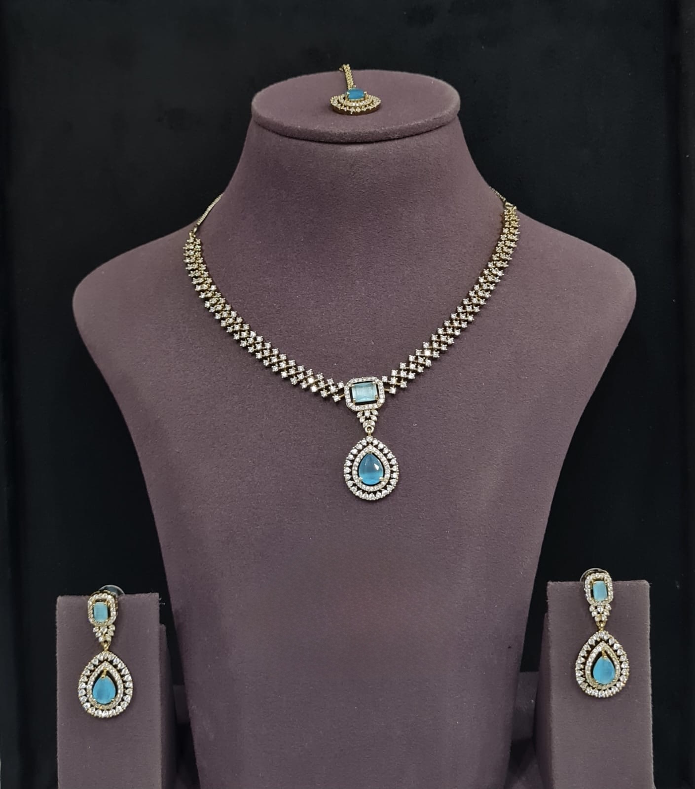 Cz Necklace 11342 - 19