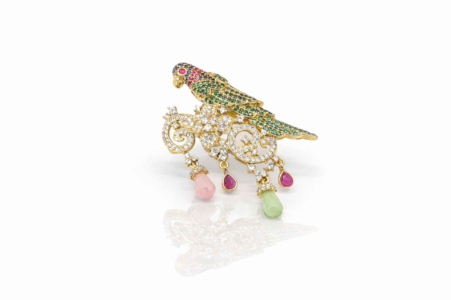 Cz Brooch 09424 - 5