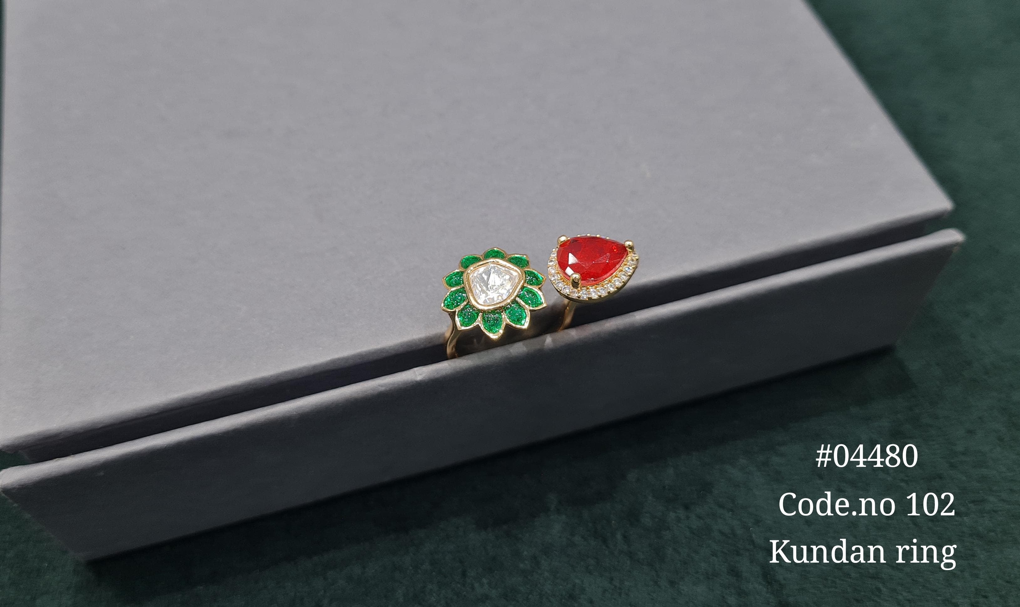 Kundan Fingerring 04480 - 3
