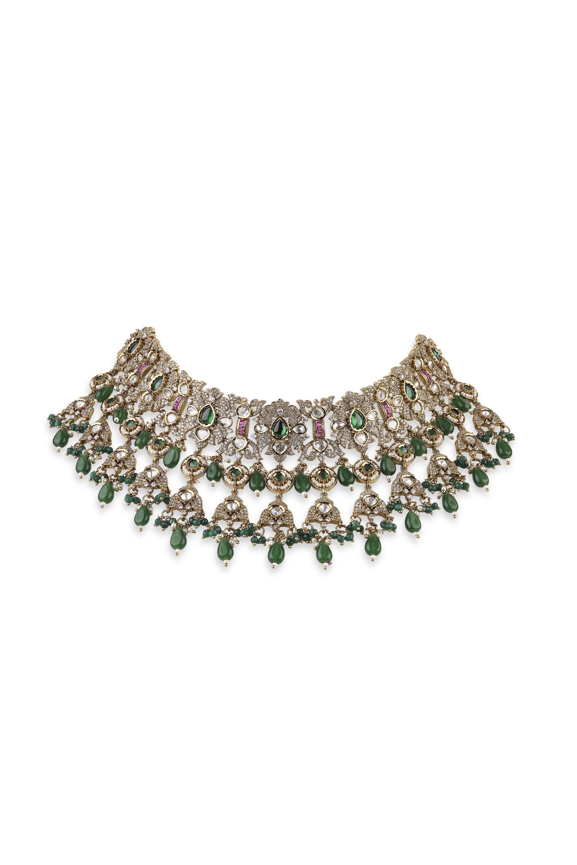 Kundan Necklace 07948 - 5