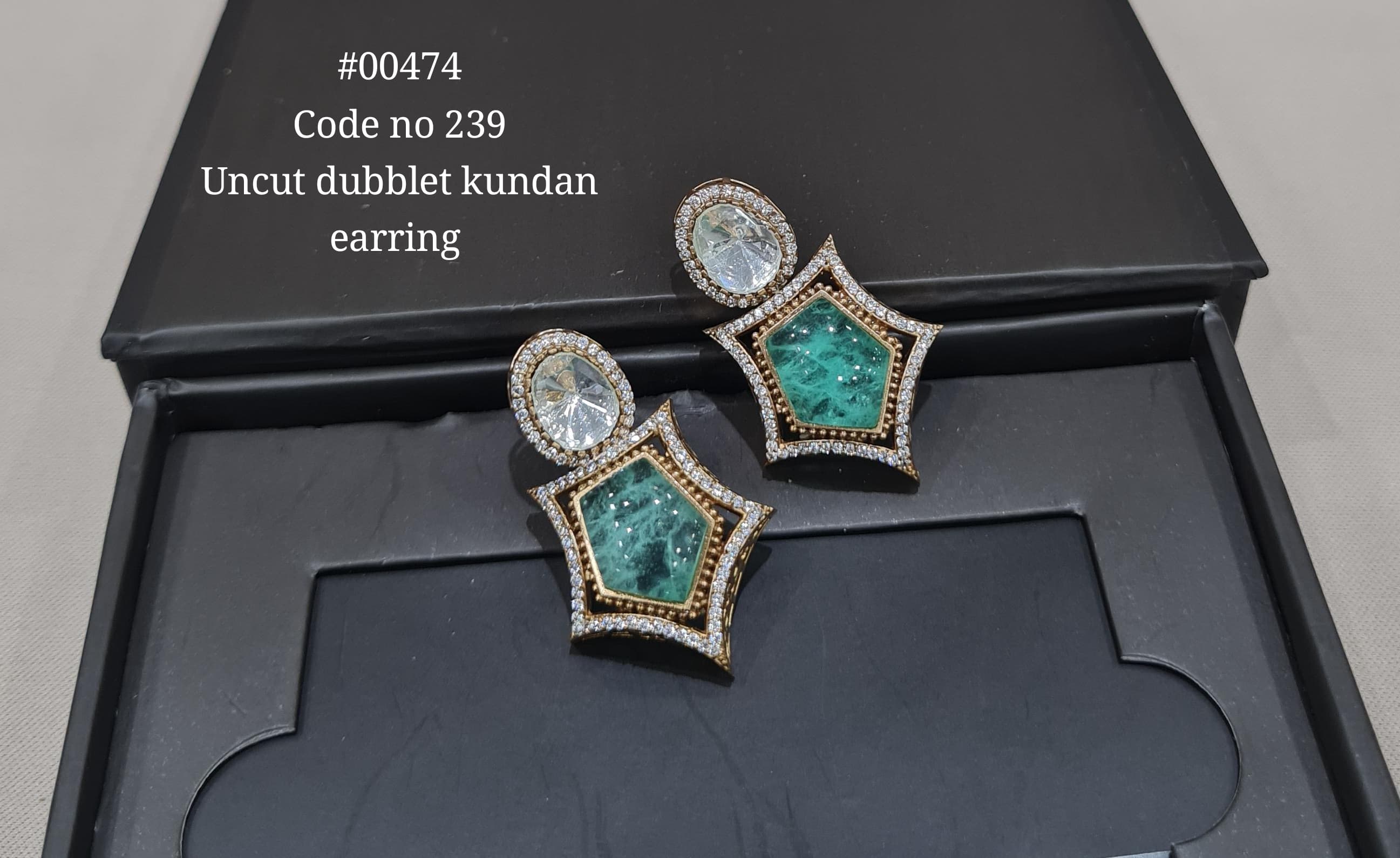 Kundan earring 00474 - 5