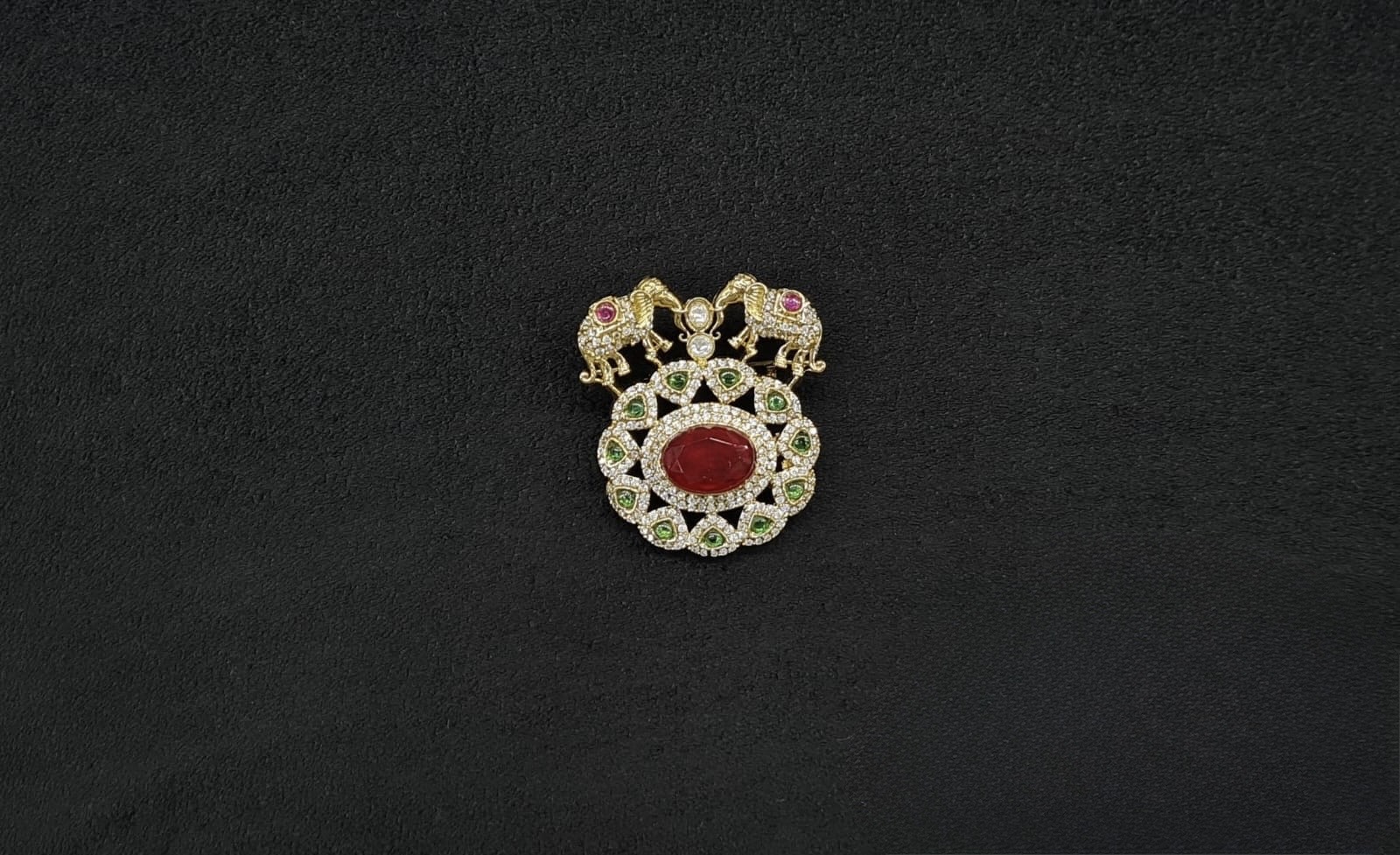 Kundan Brooch 11444 - 2