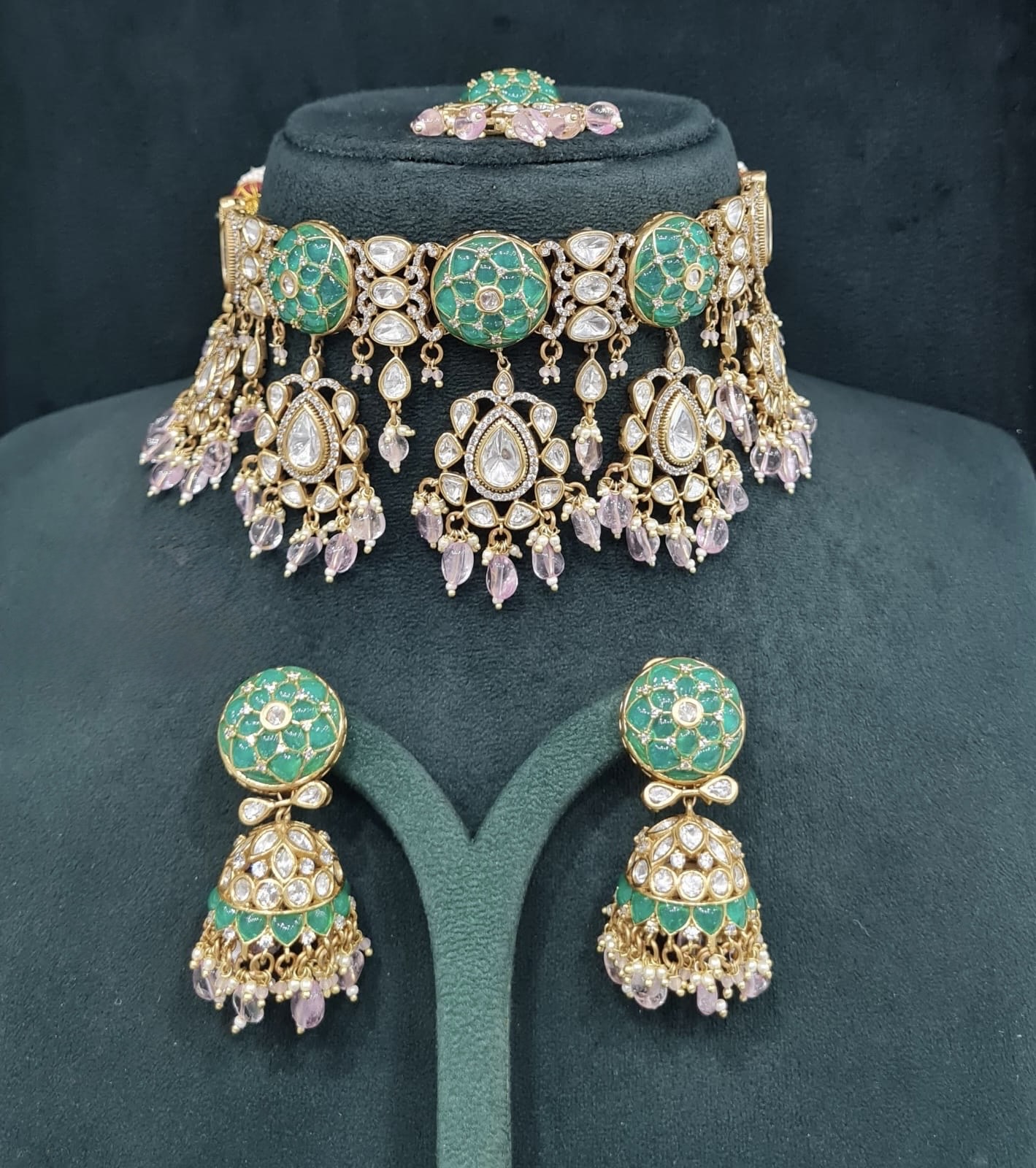 Kundan Necklace 08931 - 5