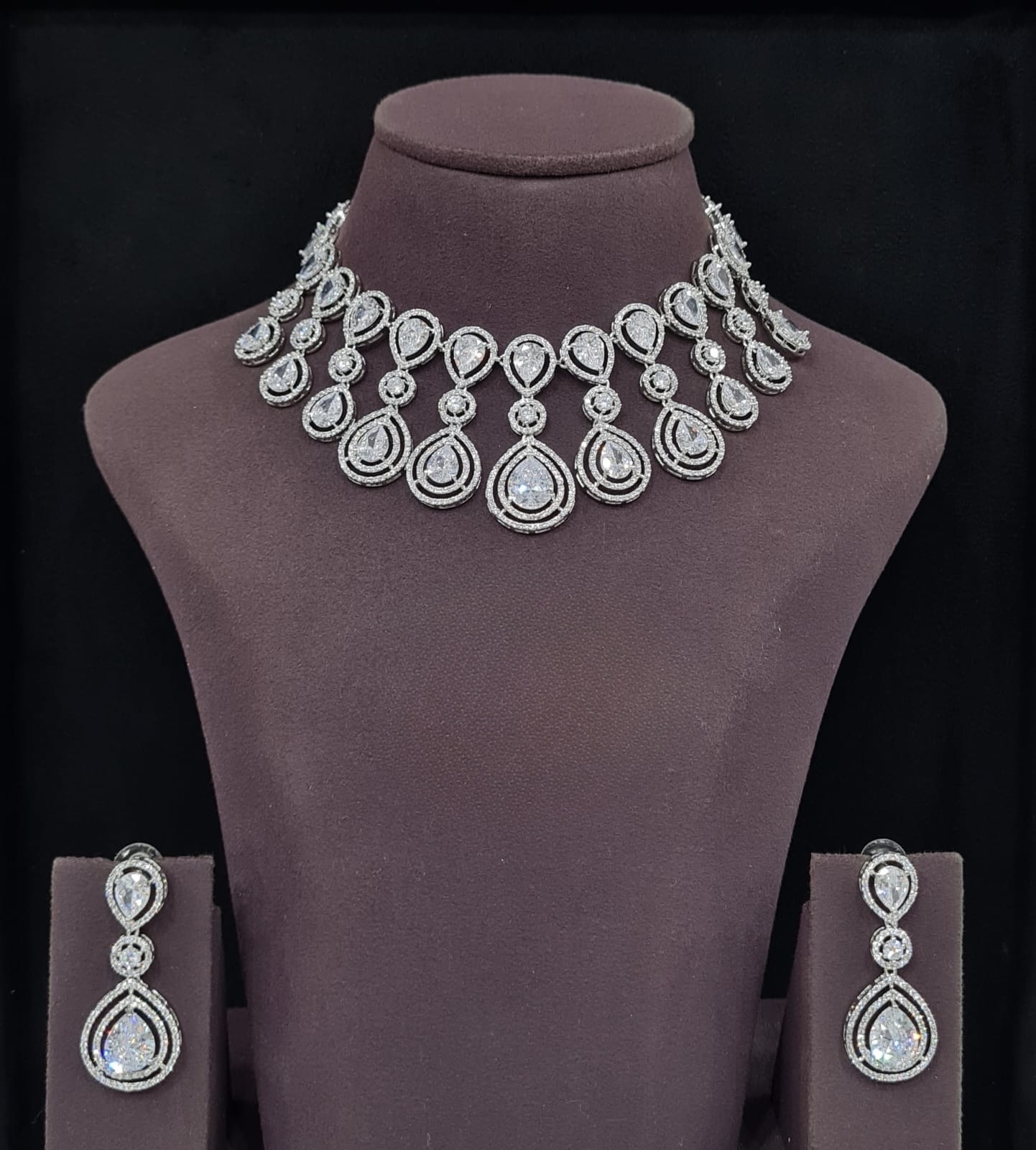 Cz Necklace 11648 - 3
