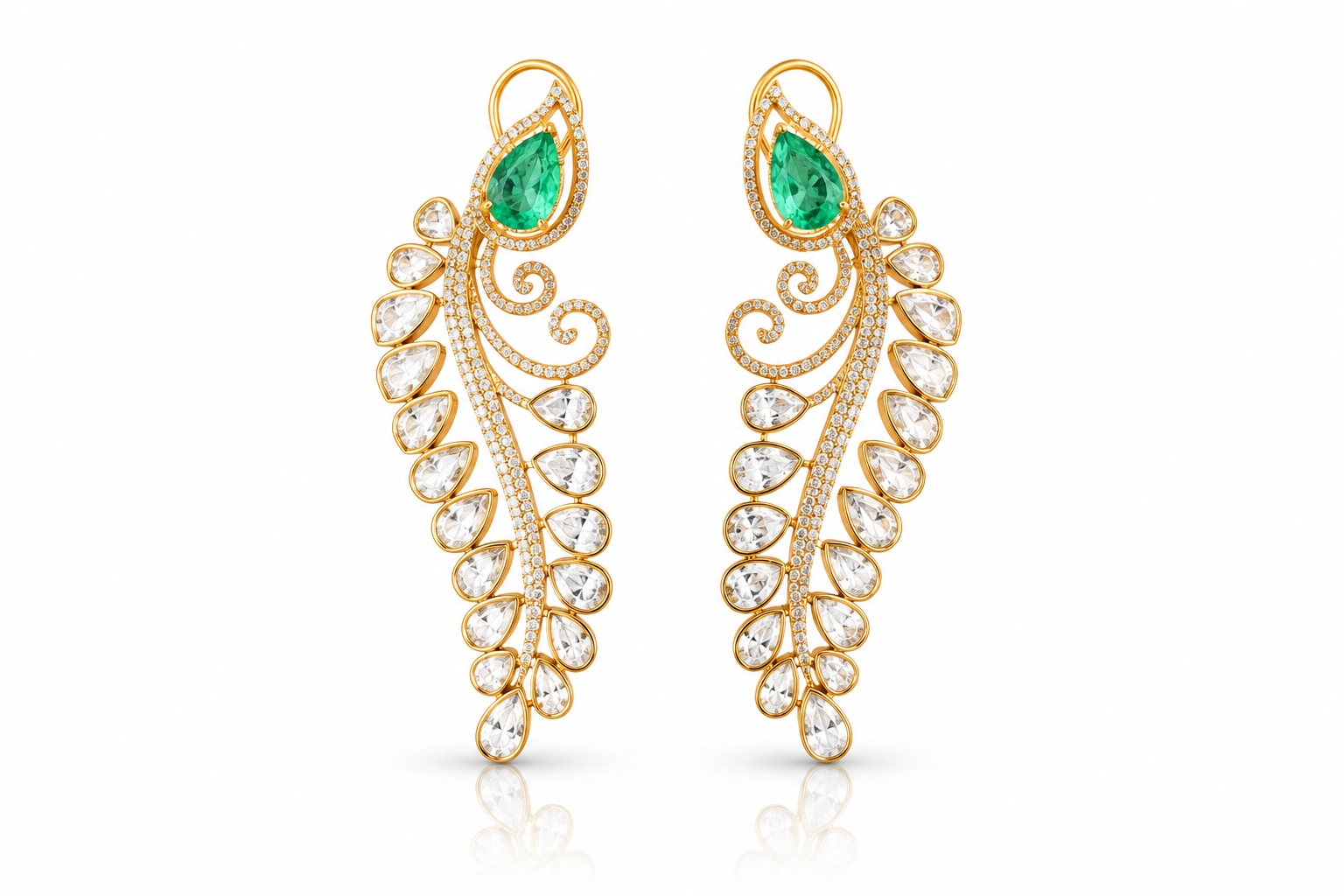 Moissanite Earrings 05549 - 10