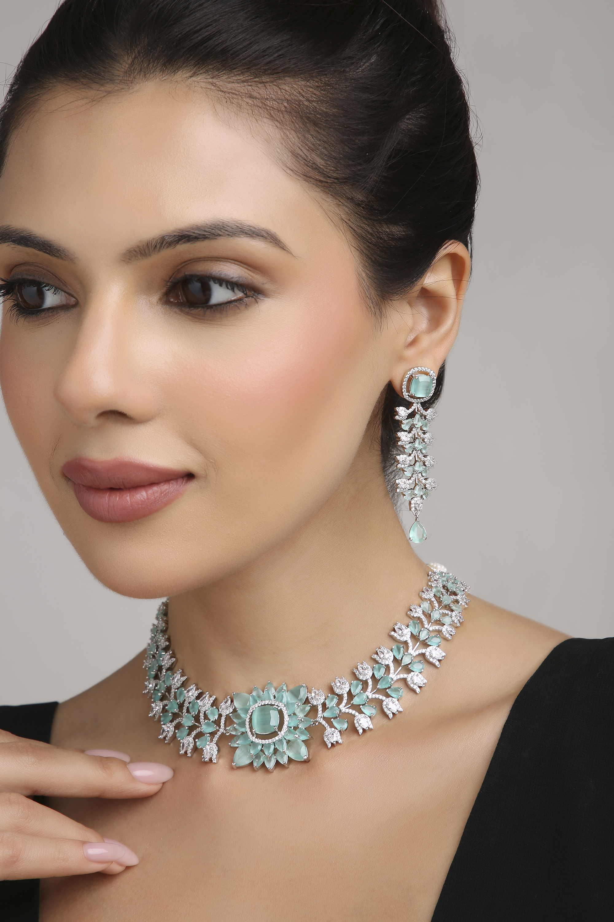 Cz Necklace 07611 - 15