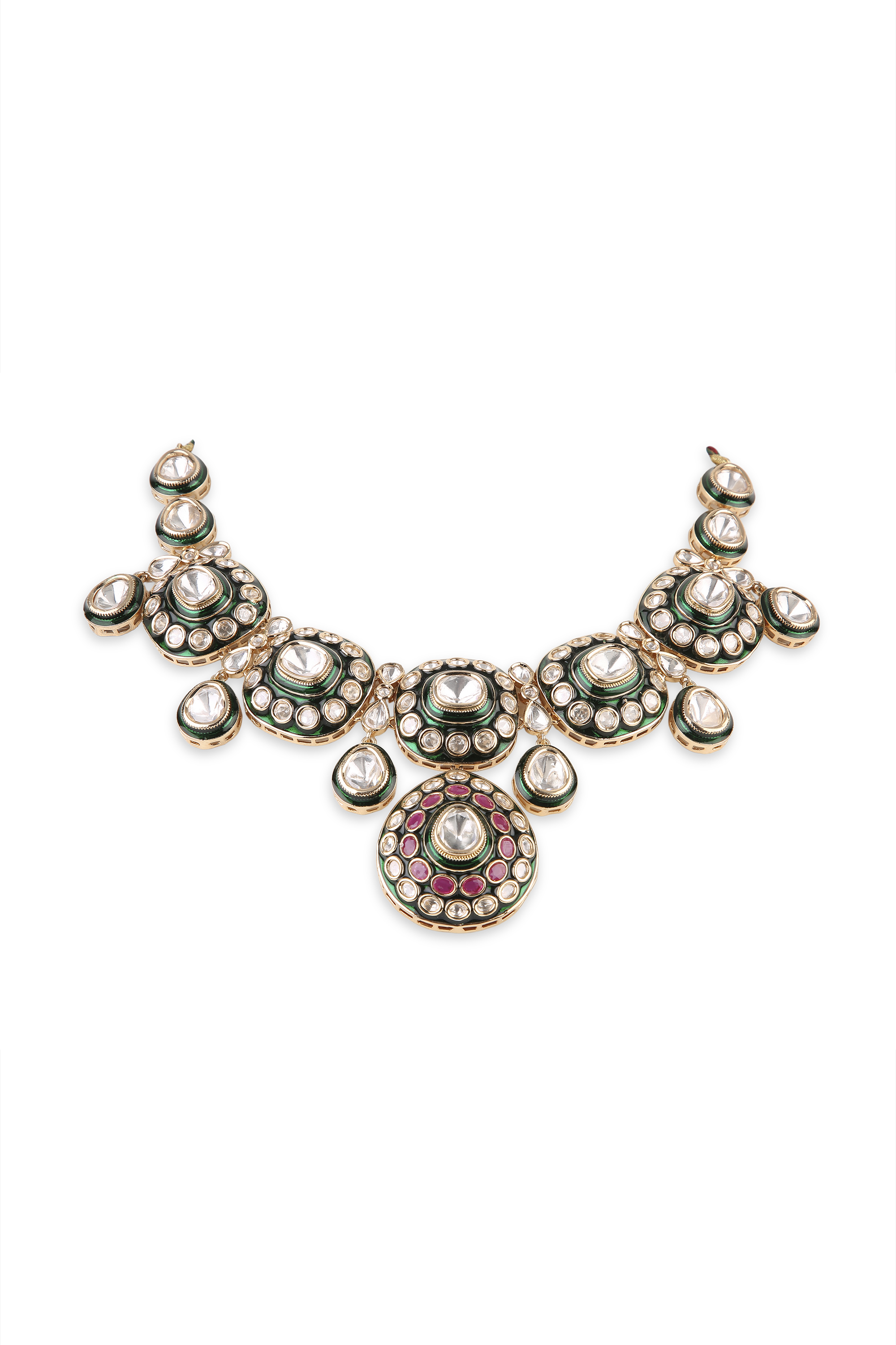 Kundan Necklace 07986 - 5