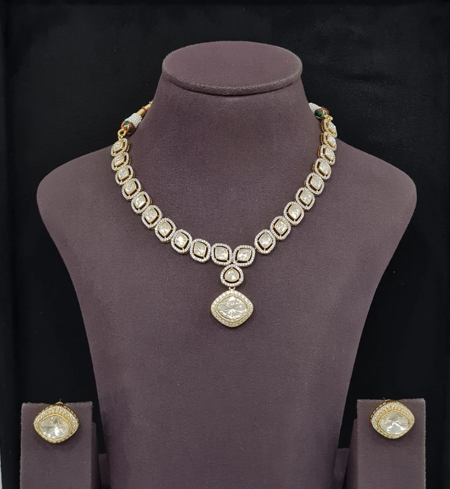 Kundan Necklace 12028 - 2