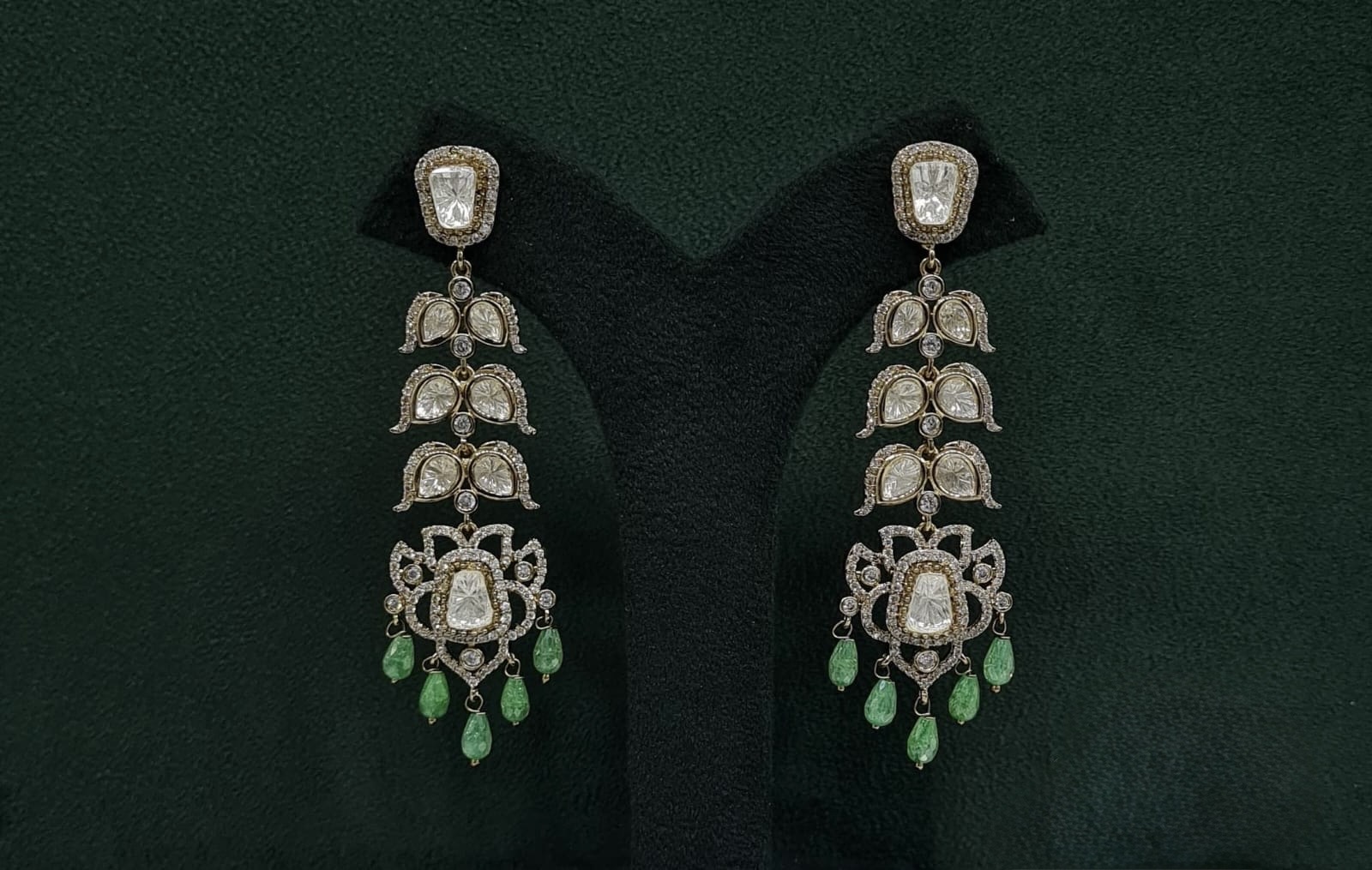 Kundan Earrings 09675 - 12