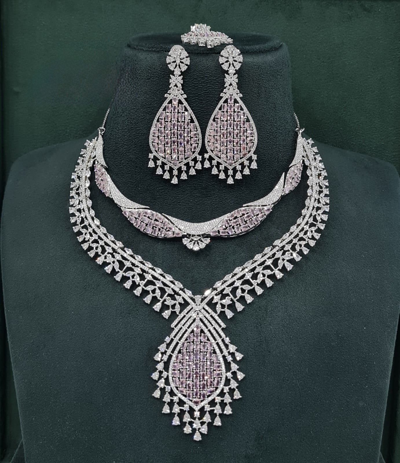 Cz Necklace 10351 - 7