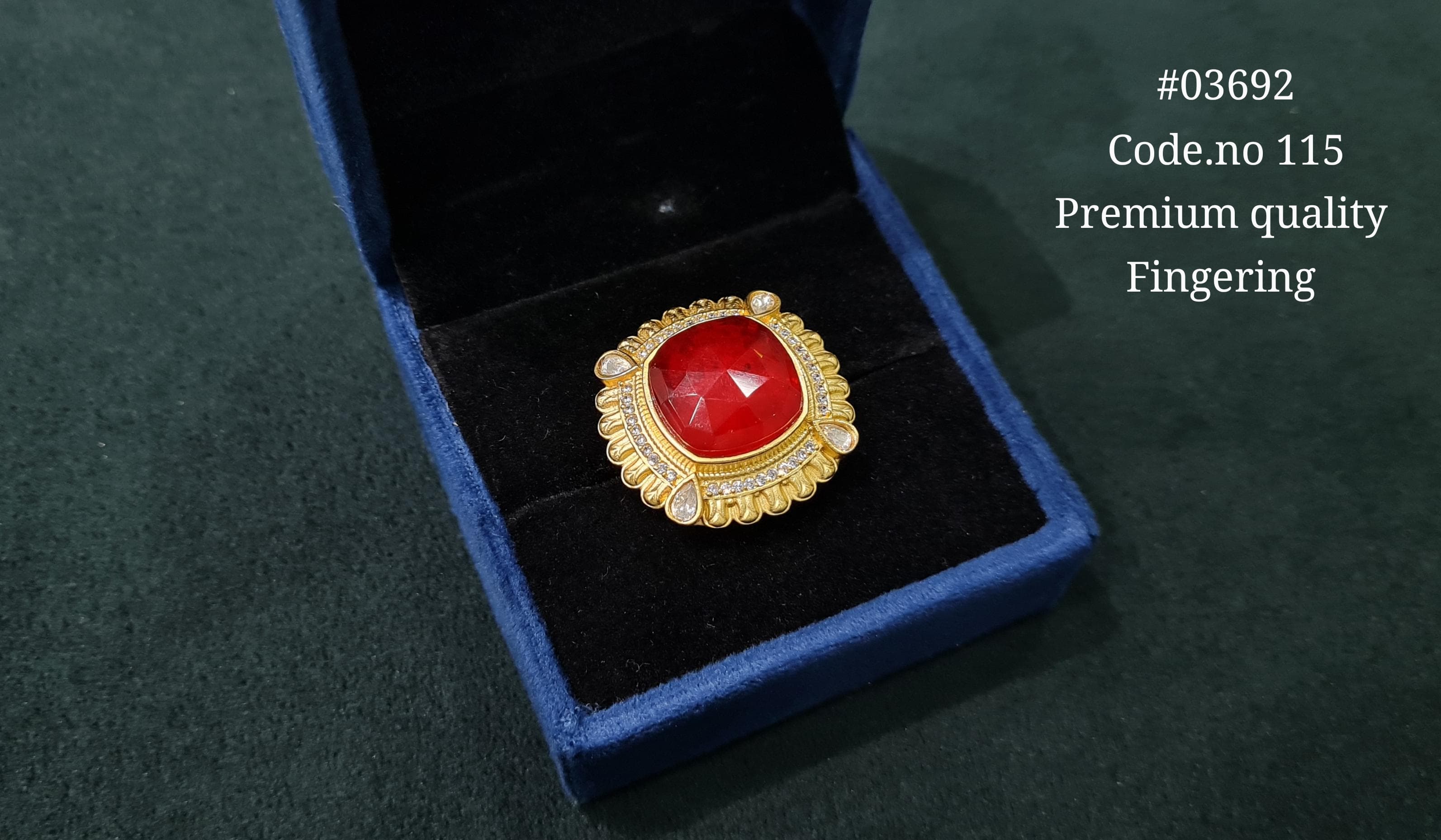 Kundan Fingerring 03692 - 5