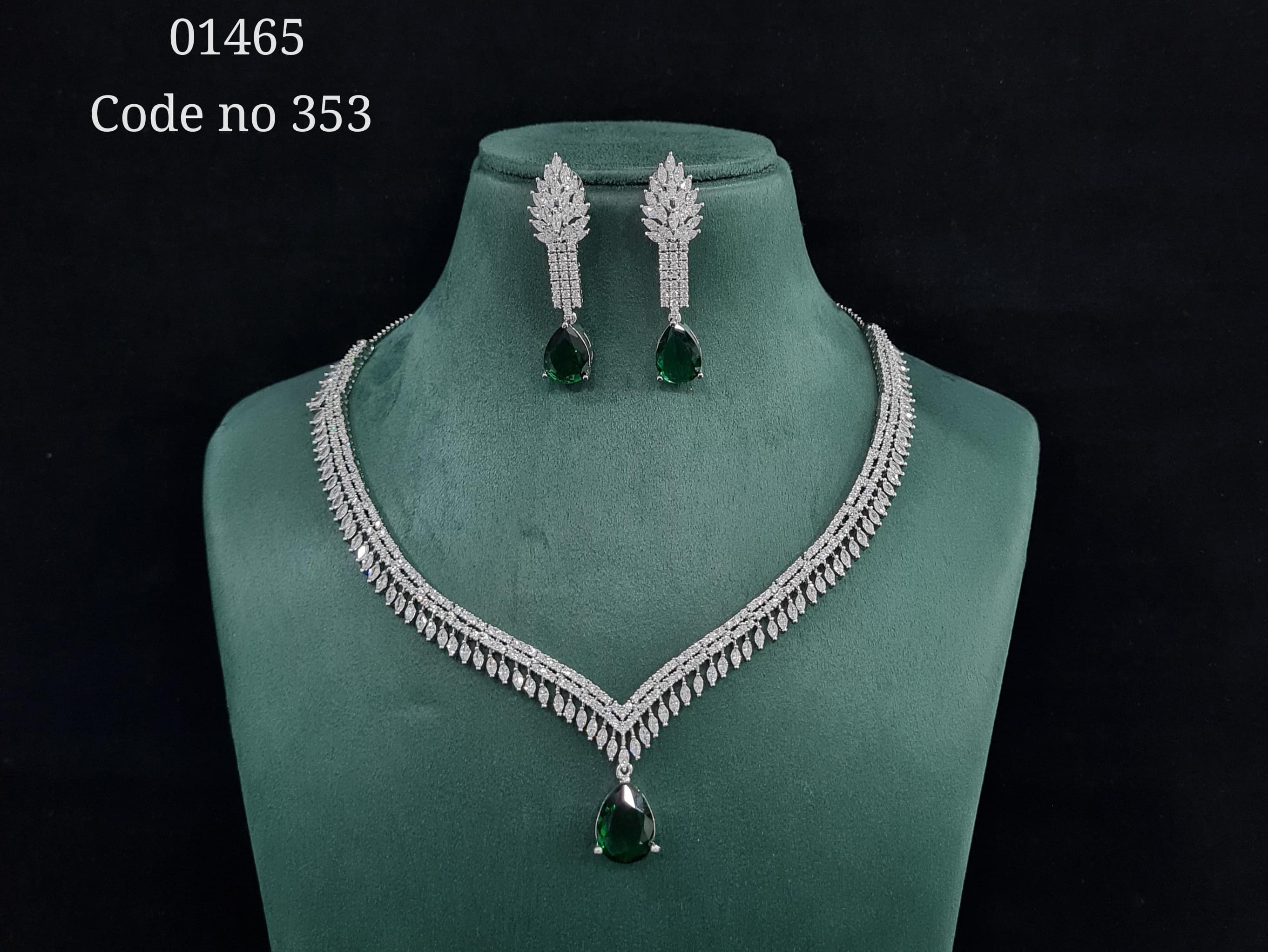 Cz necklace 01465 - 7