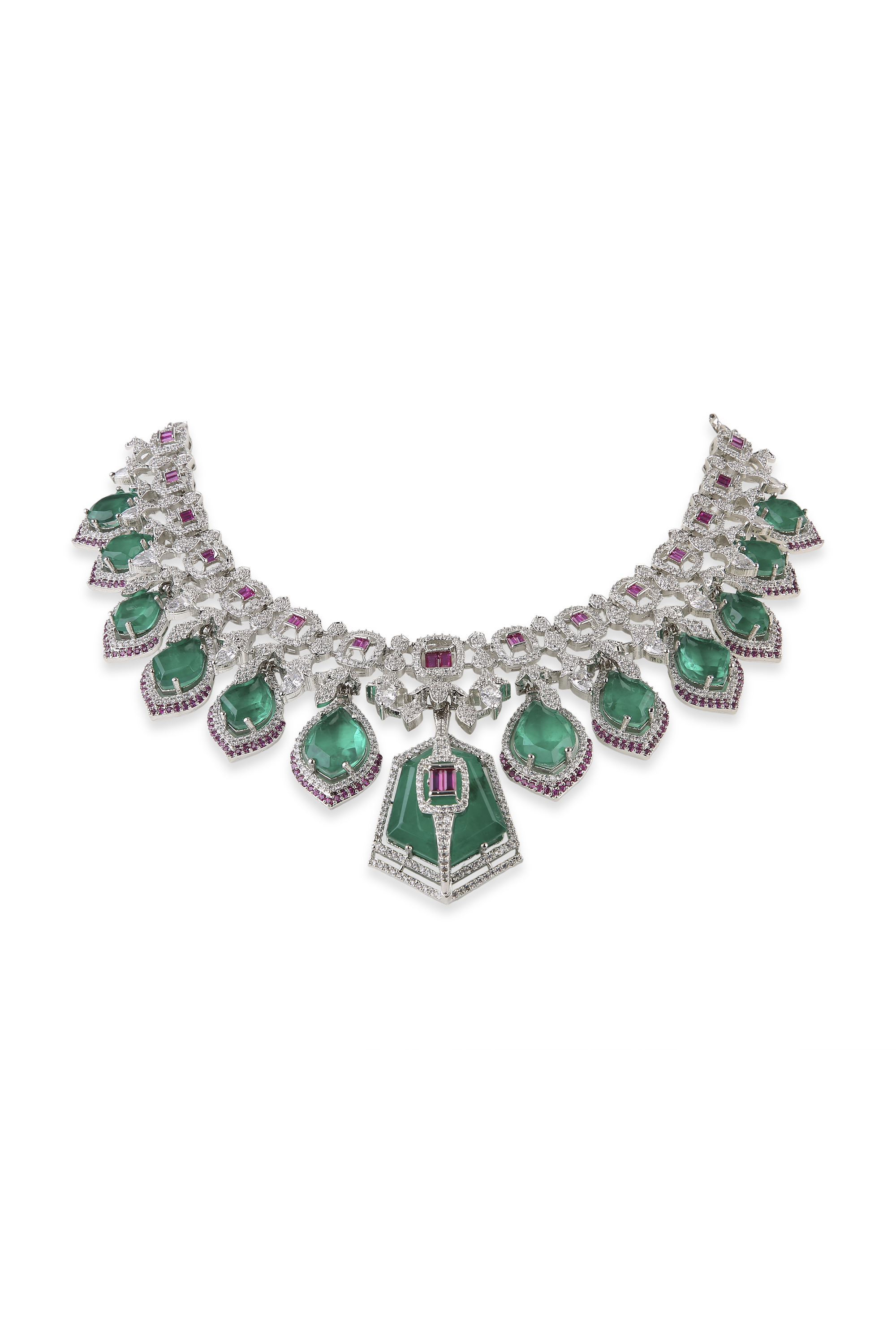 Cz Necklace 10585 - 5