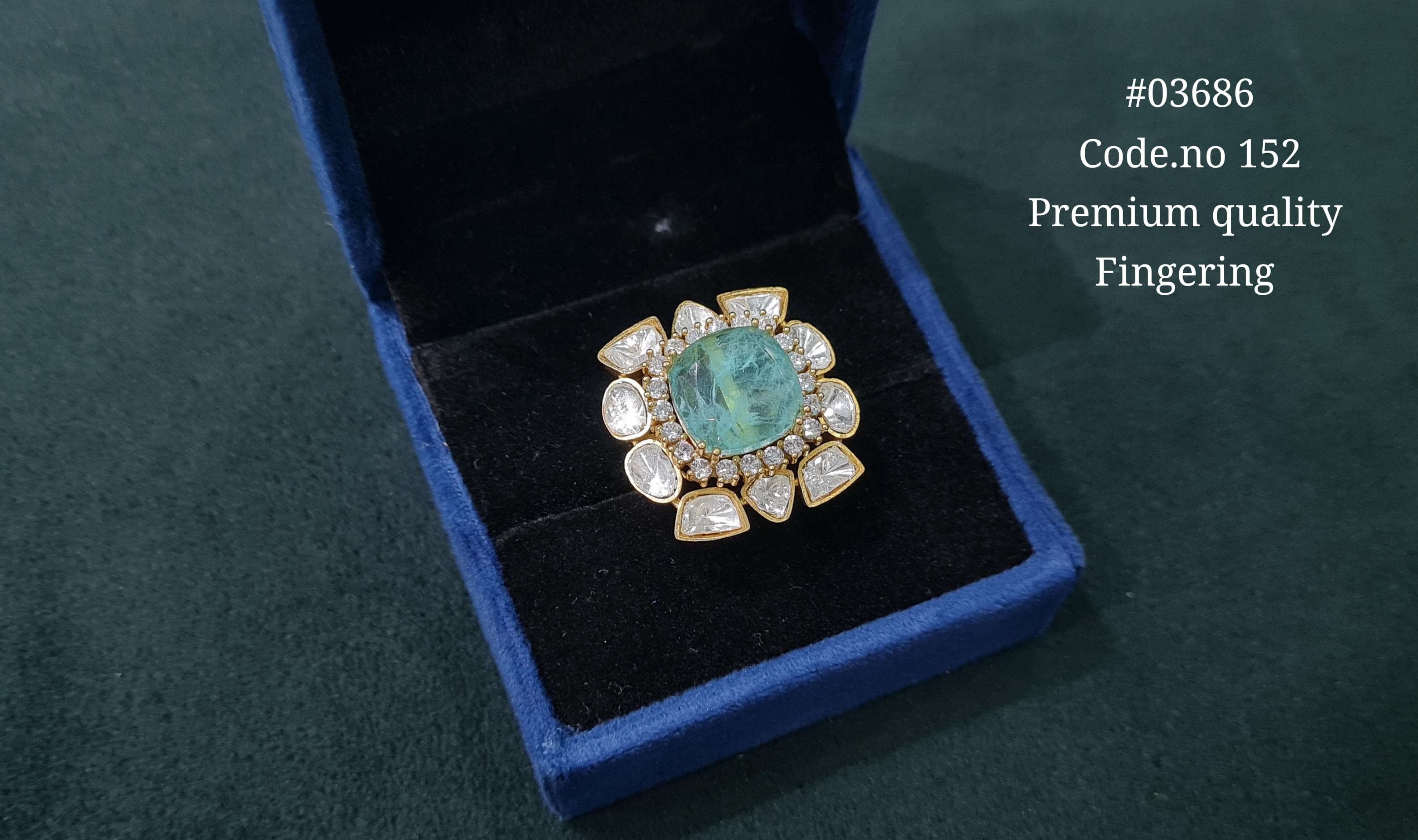 Kundan Fingerring 03686