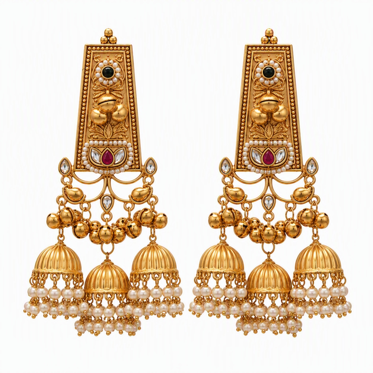 Kashmiri Earrings 05949 (Test - 2