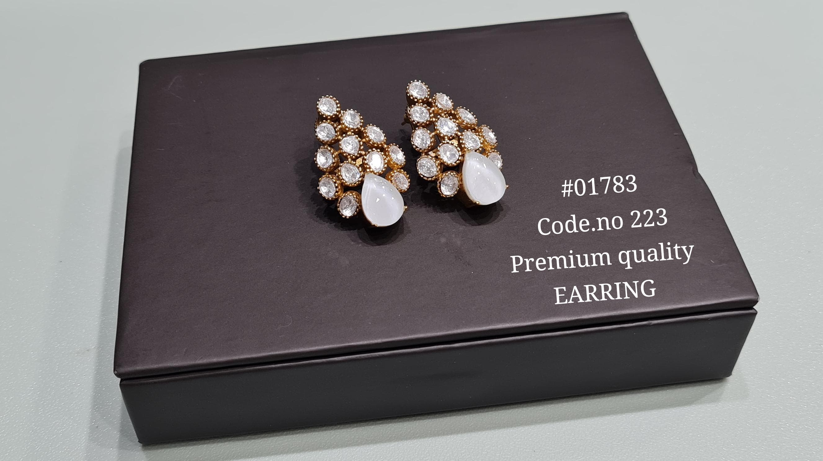 Kundan Earrings 01783 - 3