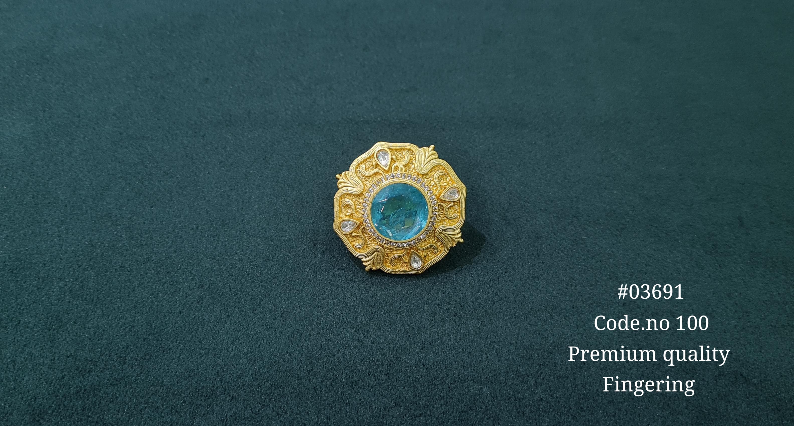 Kundan Fingerring 03691