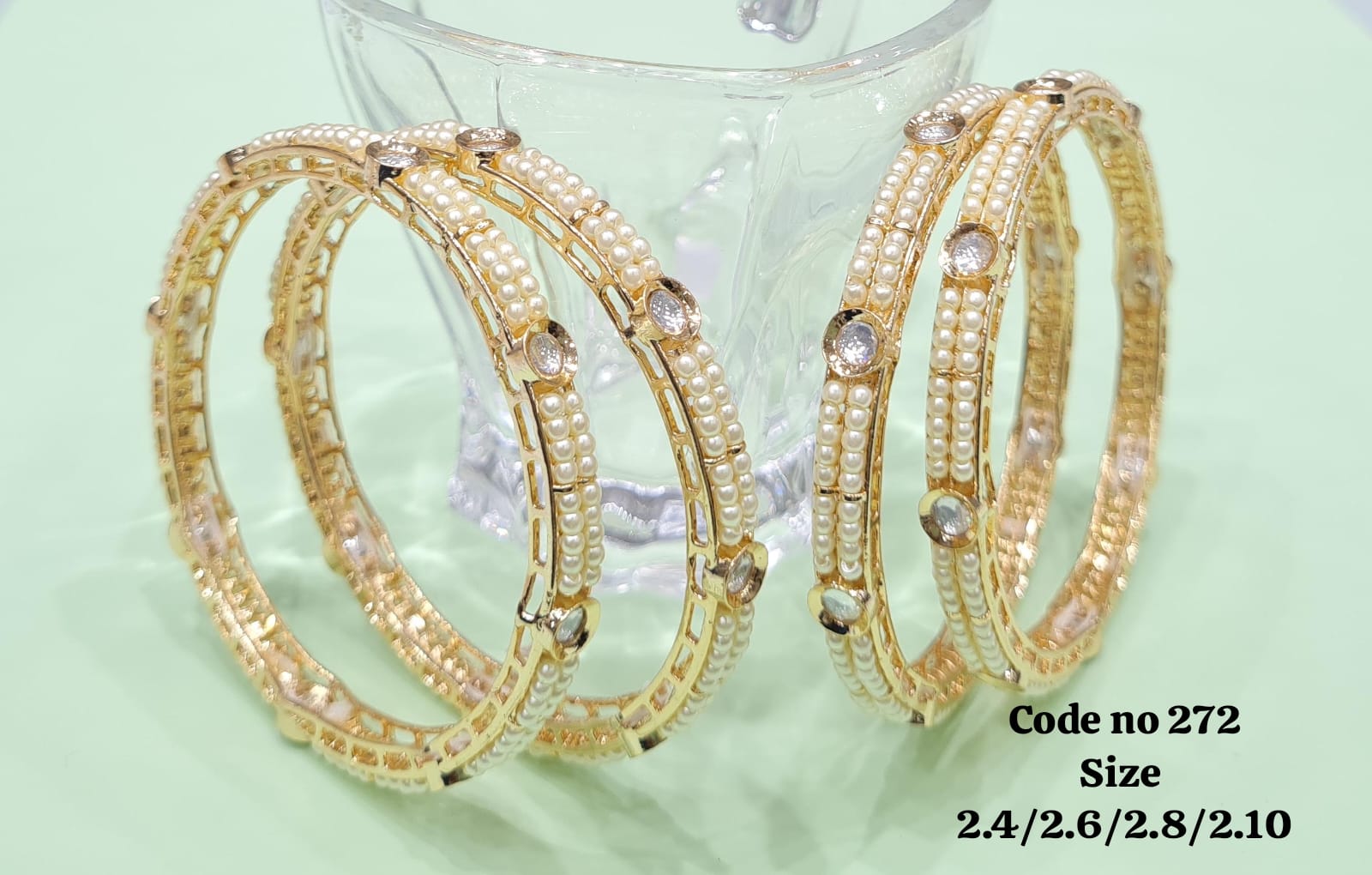 Kundan bangles 00962