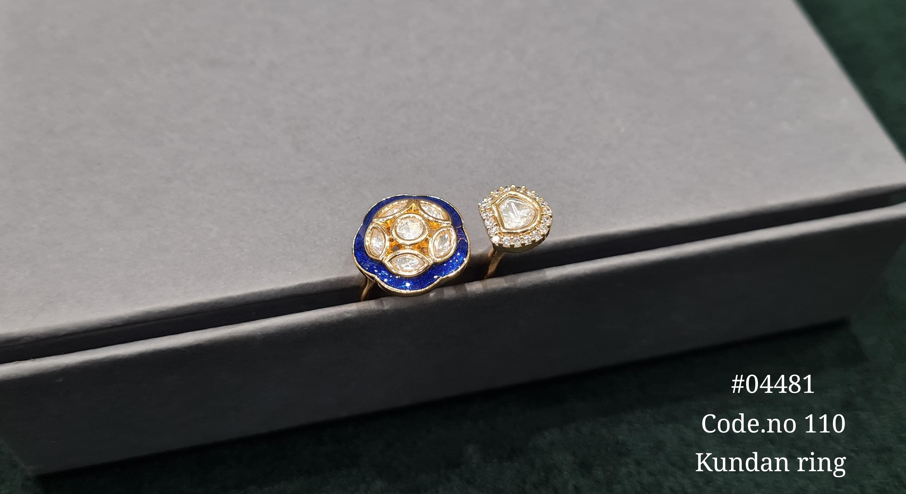 Kundan Fingerring 04481 - 3