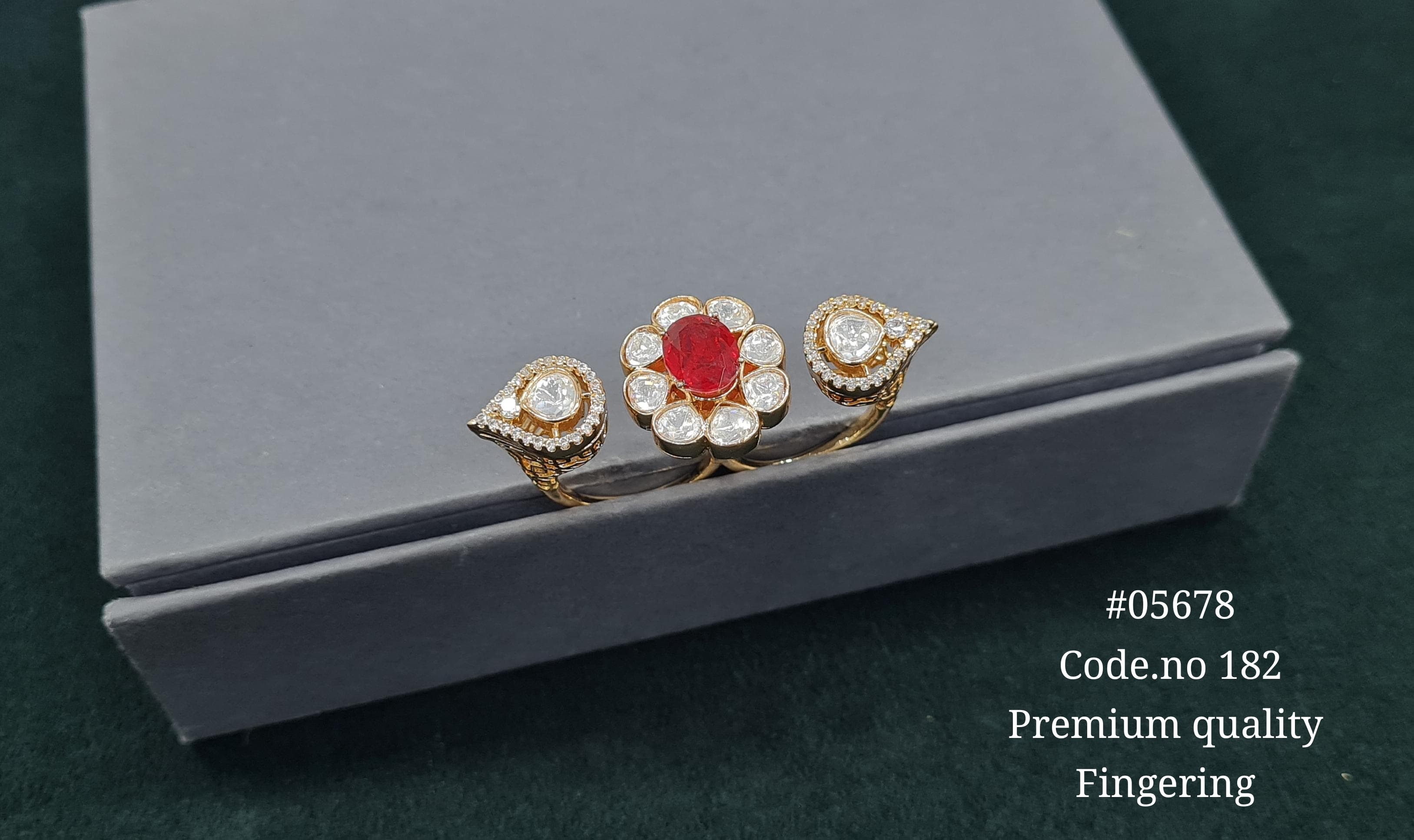Kundan Fingerring 05678
