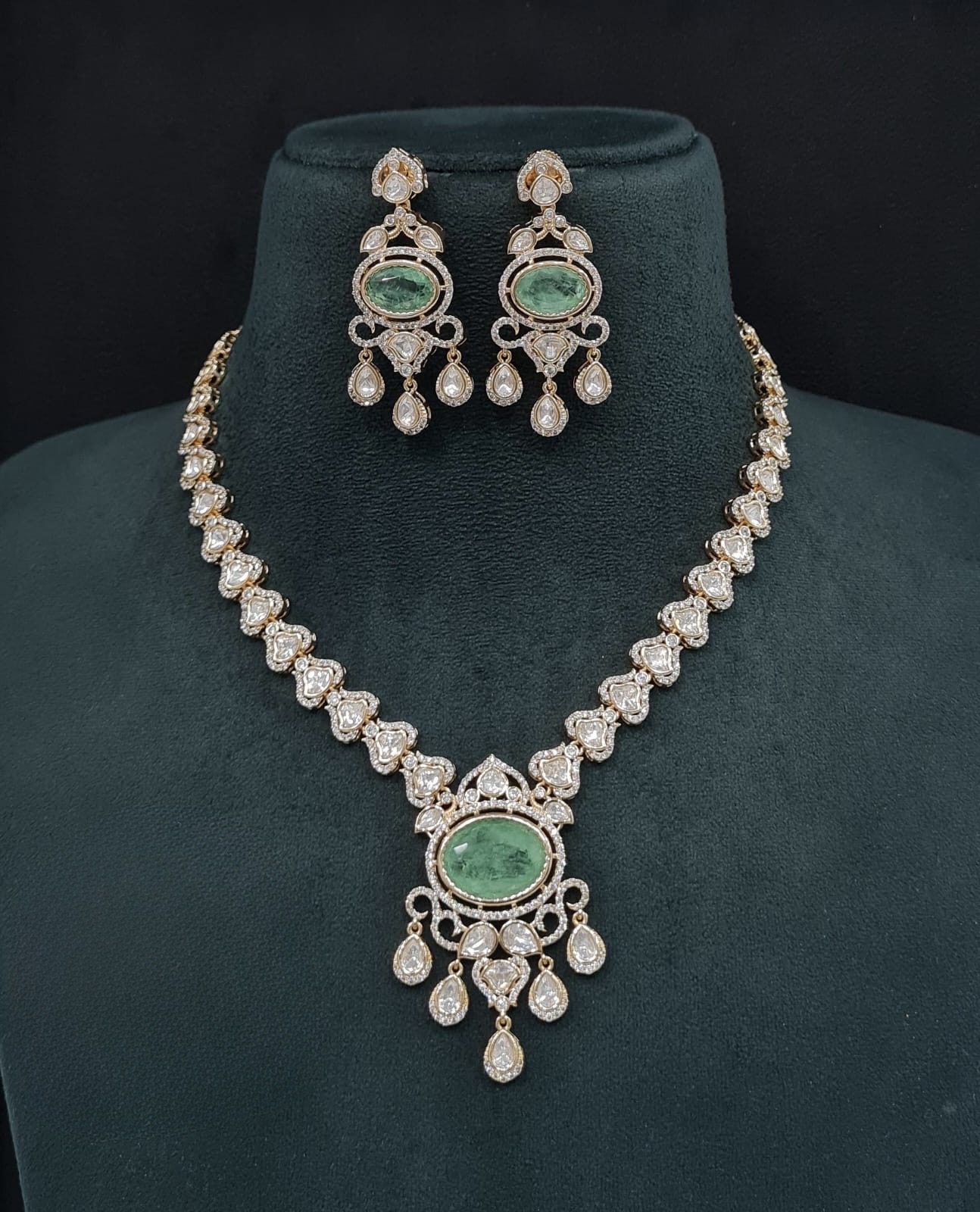 Kundan Necklace 08960 - 4