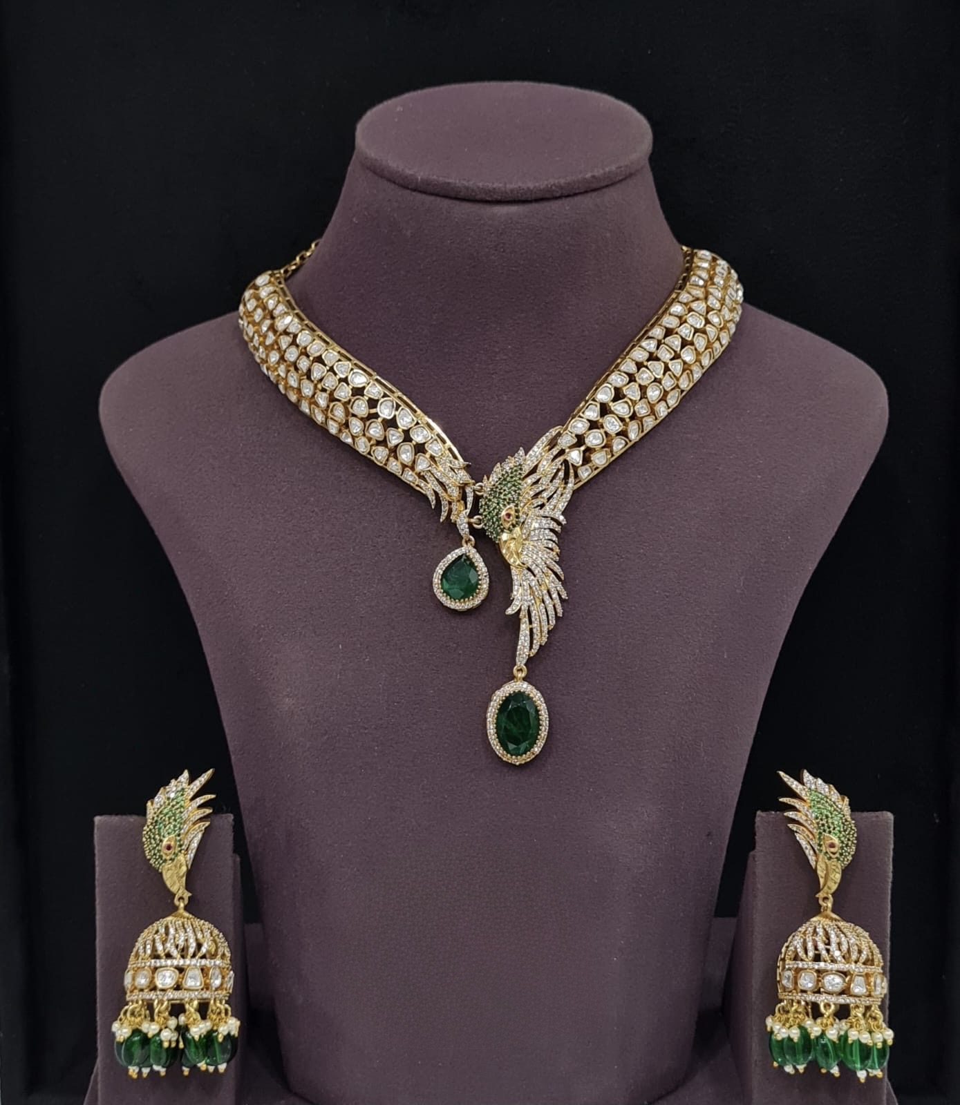 Kundan Necklace 11242 - 3