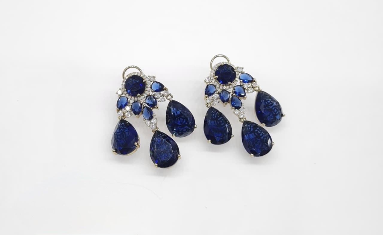 Sabyasachi Earrings 08734 - 10