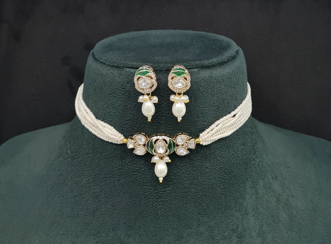 Kundan Necklace 09505 - 7