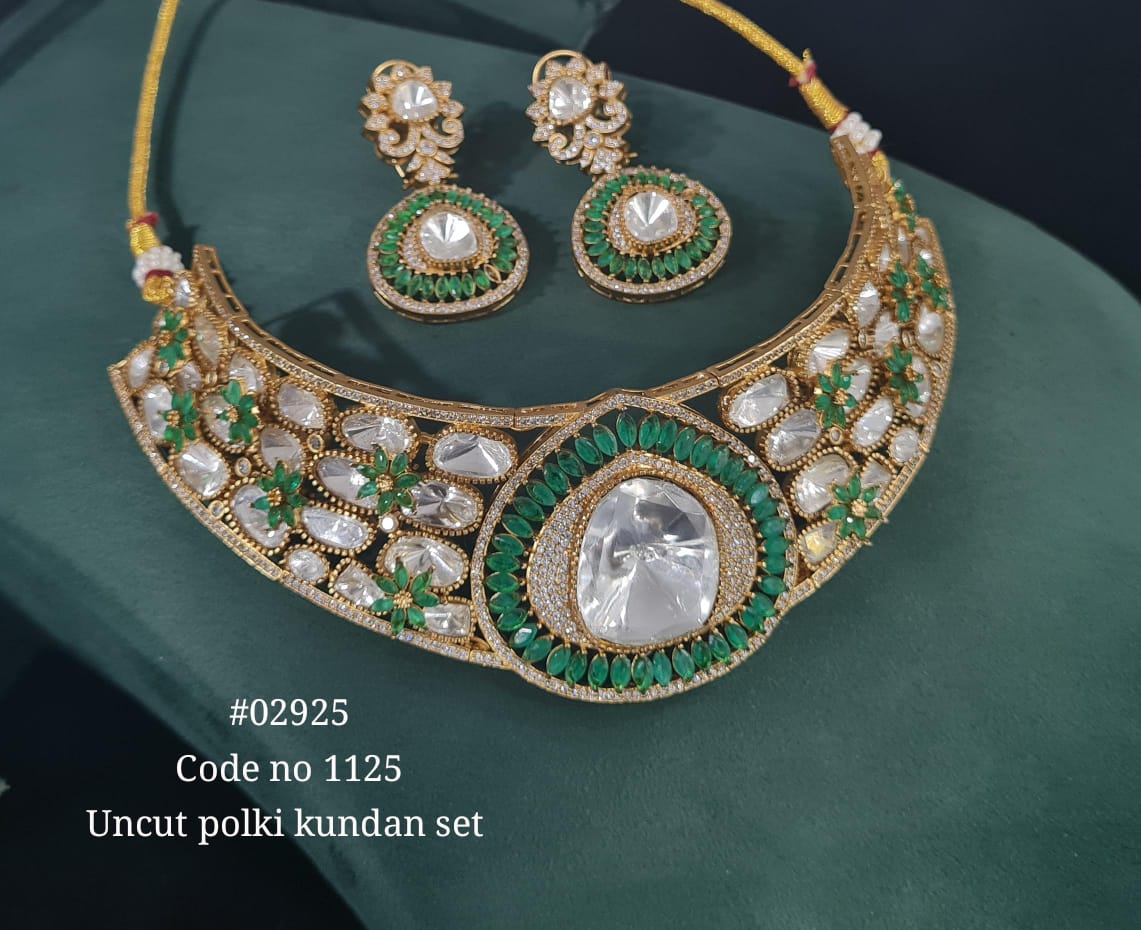 Kundan necklace 02925 - 7