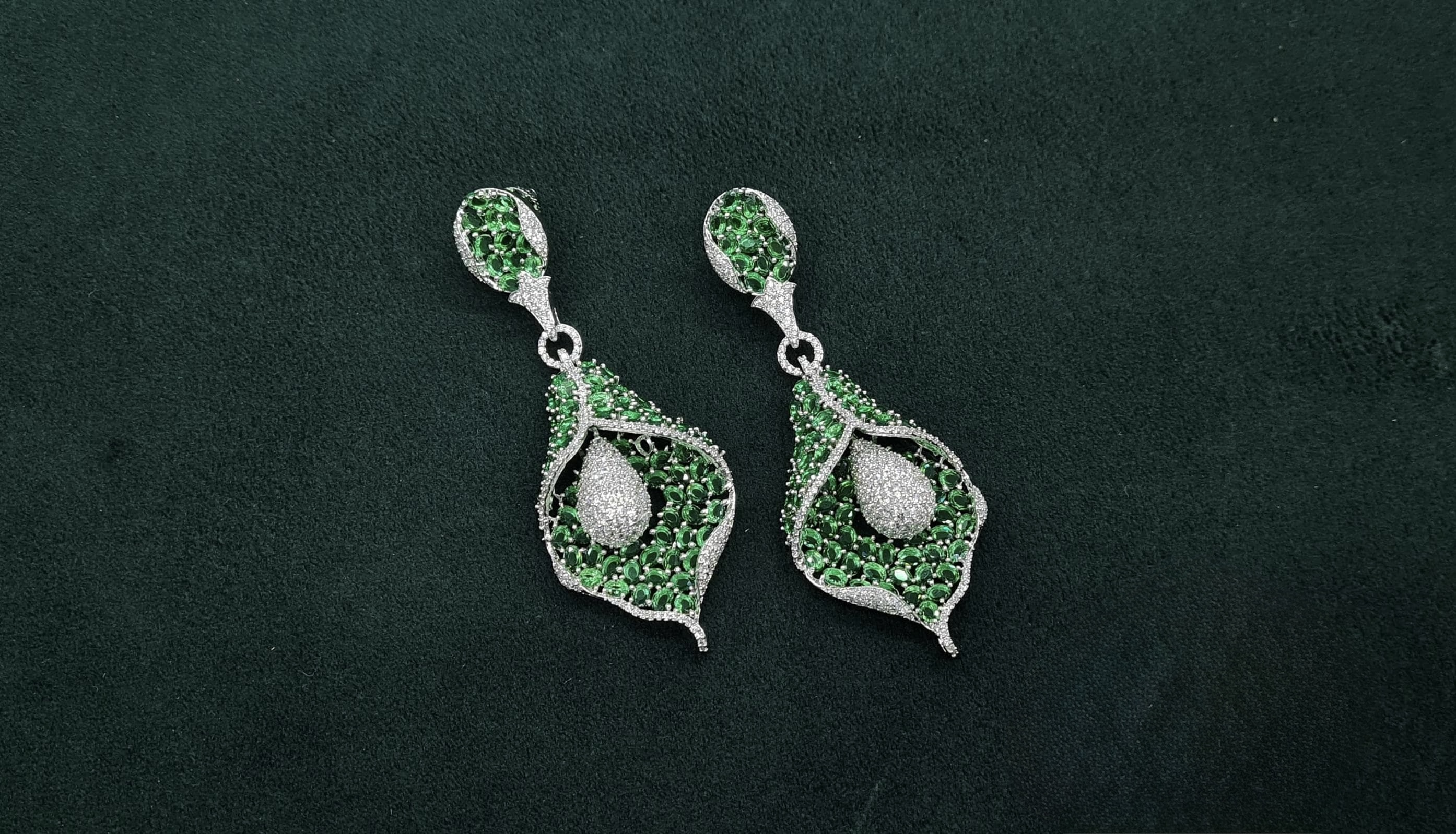 Cz Earrings 08982 - 6