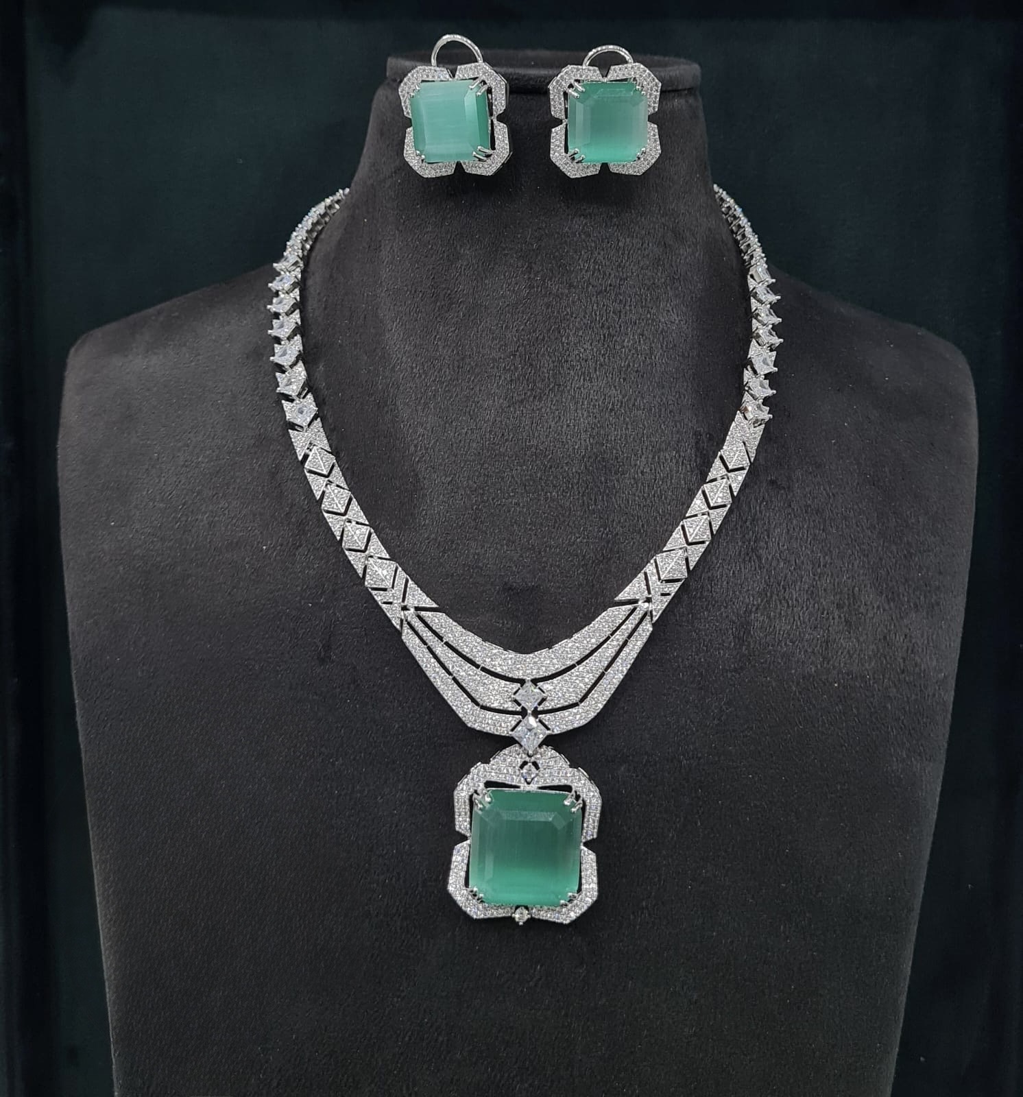 Cz Necklace 05026 - 7