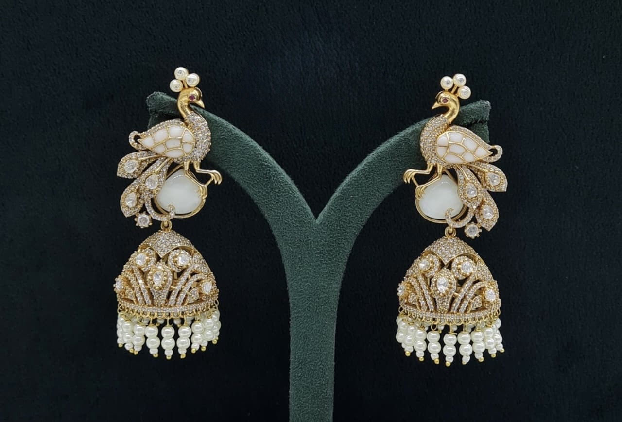 Kundan Earrings 06492 - 6