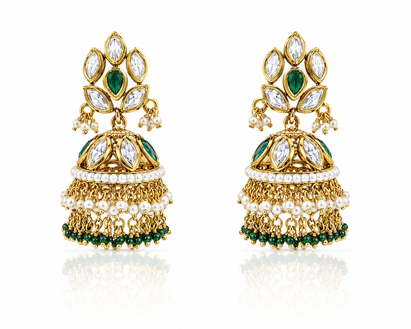Kundan Jhumka 00548 - 5