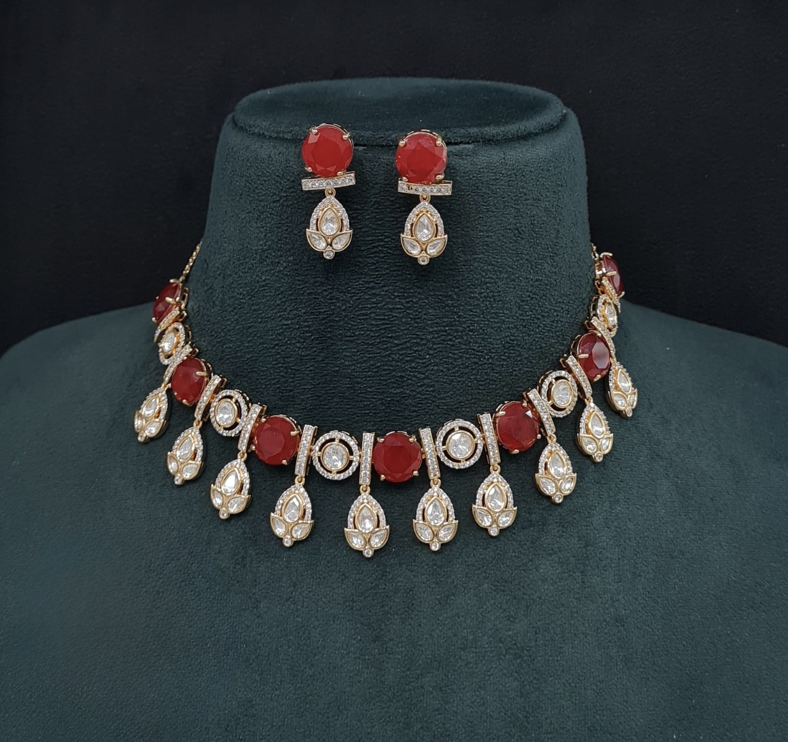 Kundan Necklace 08903 - 4