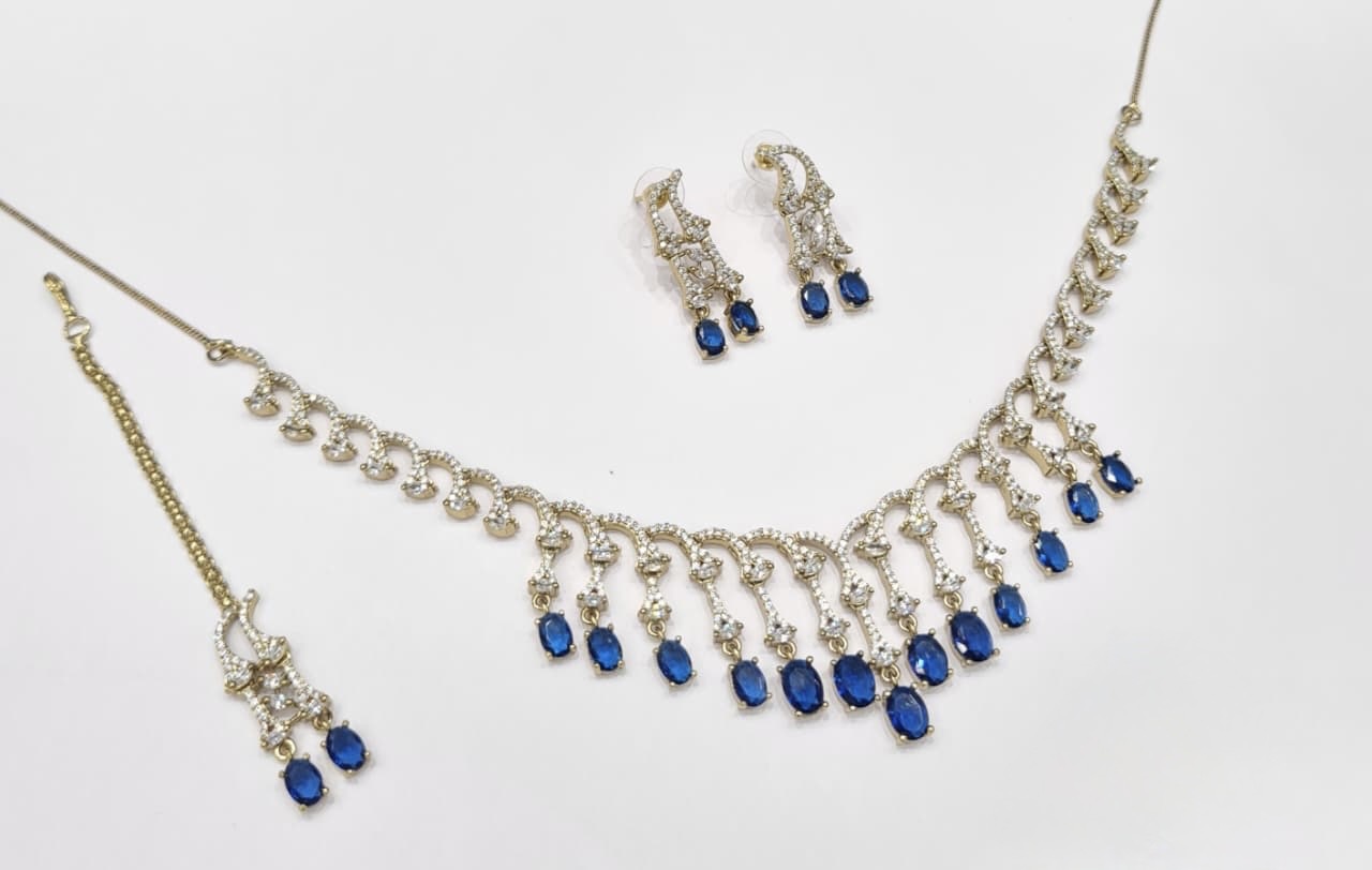 Cz Necklace 11112 - 9