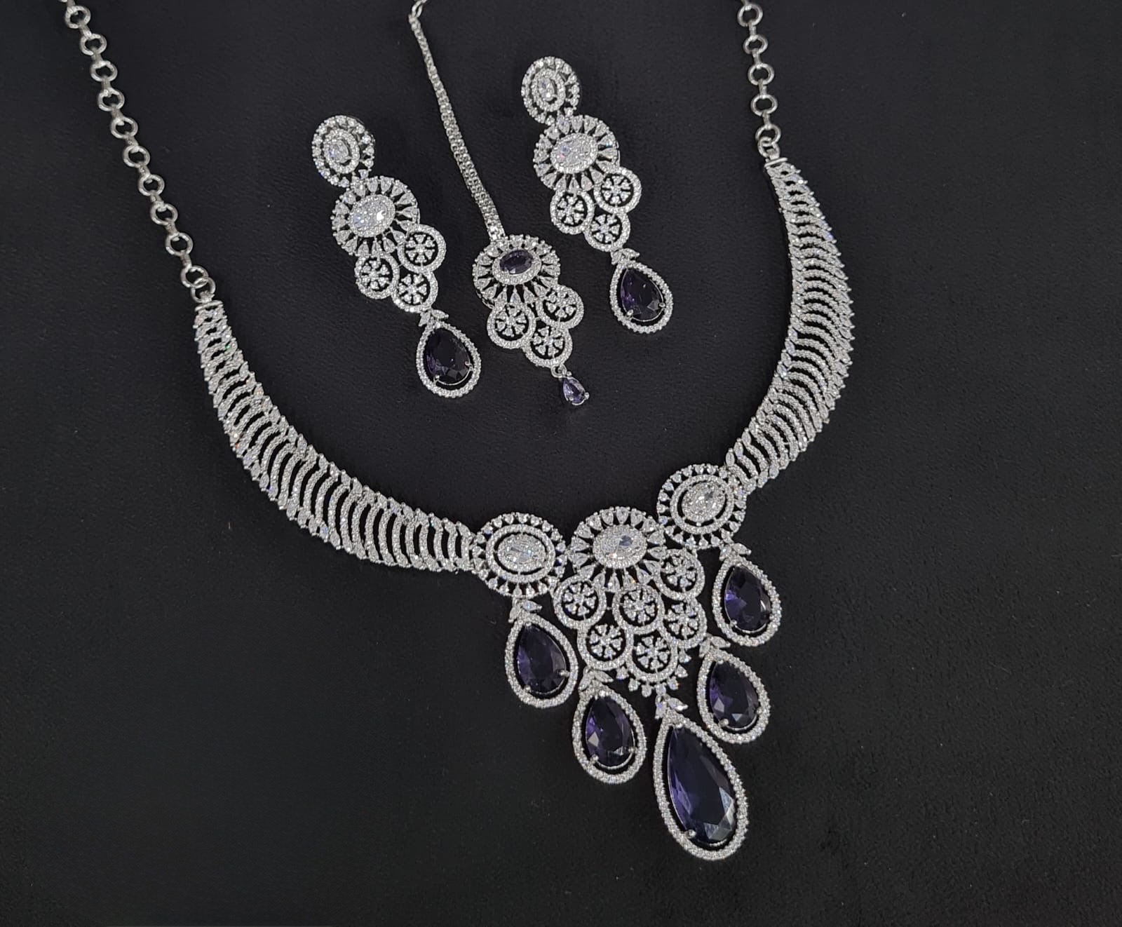 Cz Necklace 10257 - 7