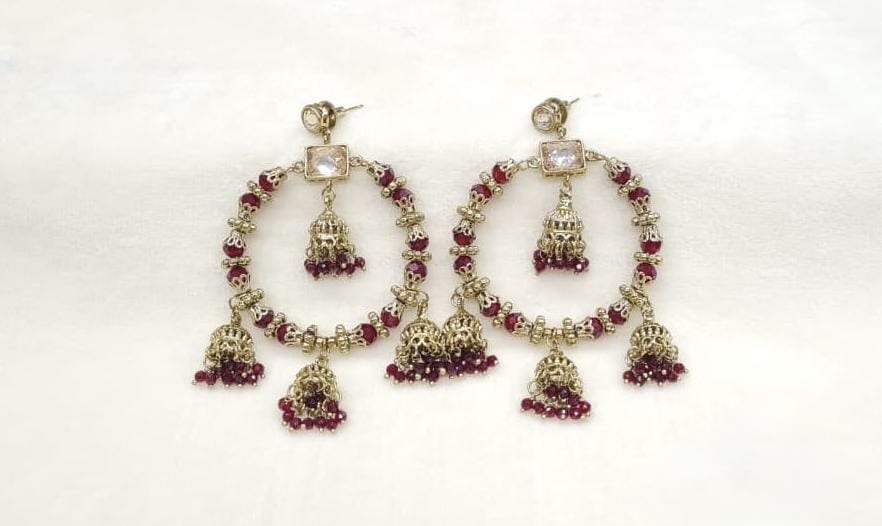 Mehendi Earrings 09556 - 9