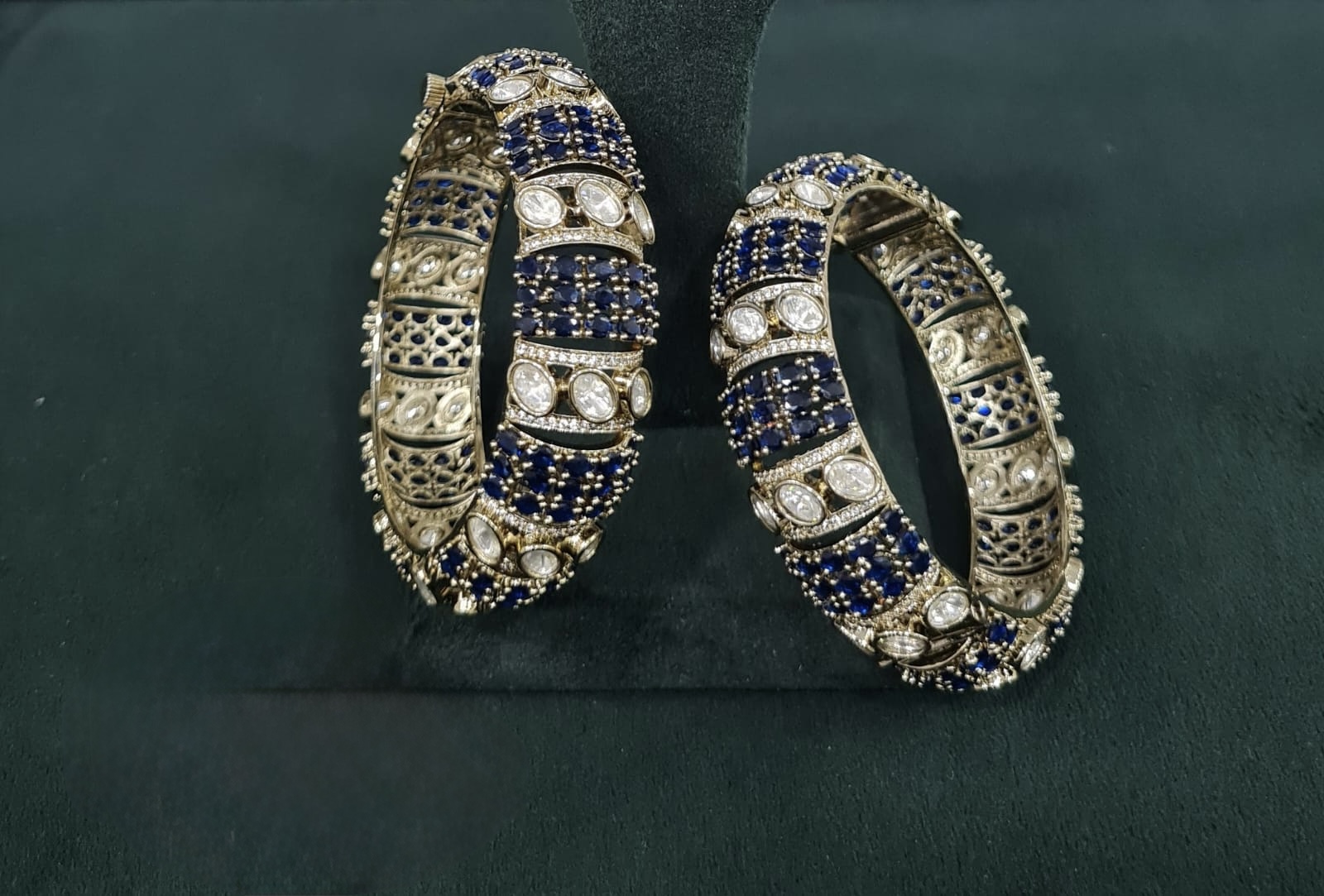 Kundan Bangles 08555 - 4