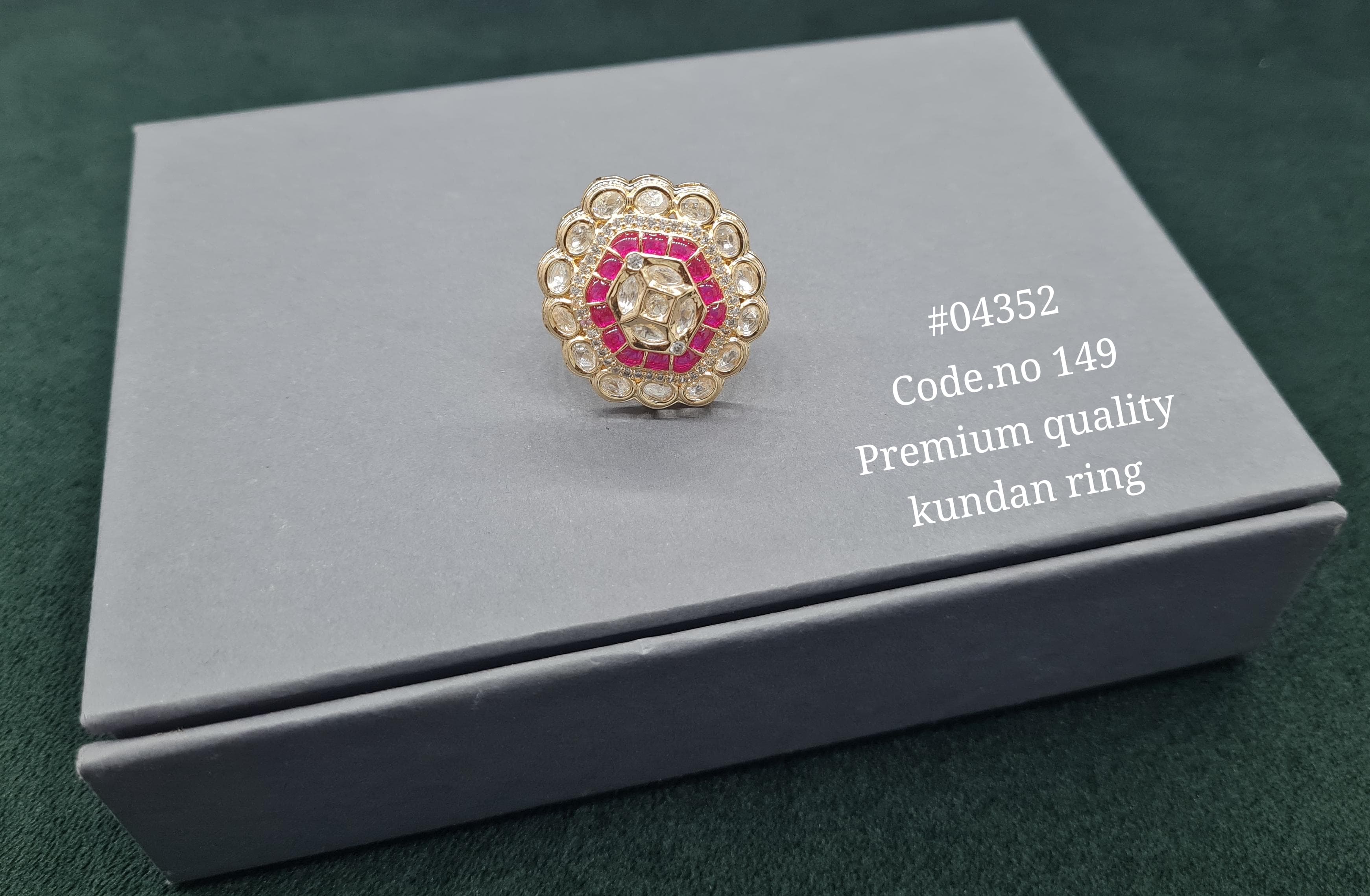 Kundan Fingerring 04352 - 3